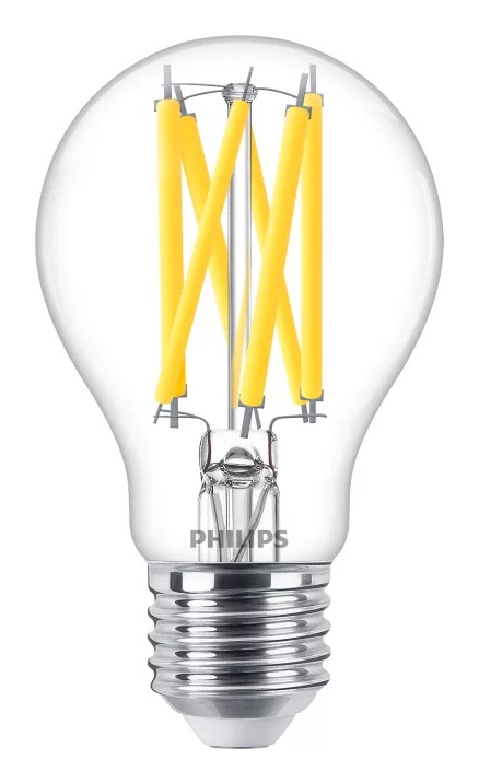 Philips Master LED E27 Pera Filamento Chiara 10.5W Dimmerabile CRI95 1521lm