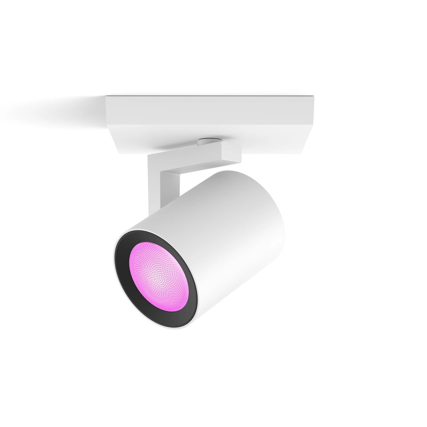 Philips Hue White & Color Ambiance Argenta - Lampada da soffitto LED dimmerabile con controllo vocale e app, 16 milioni di colori