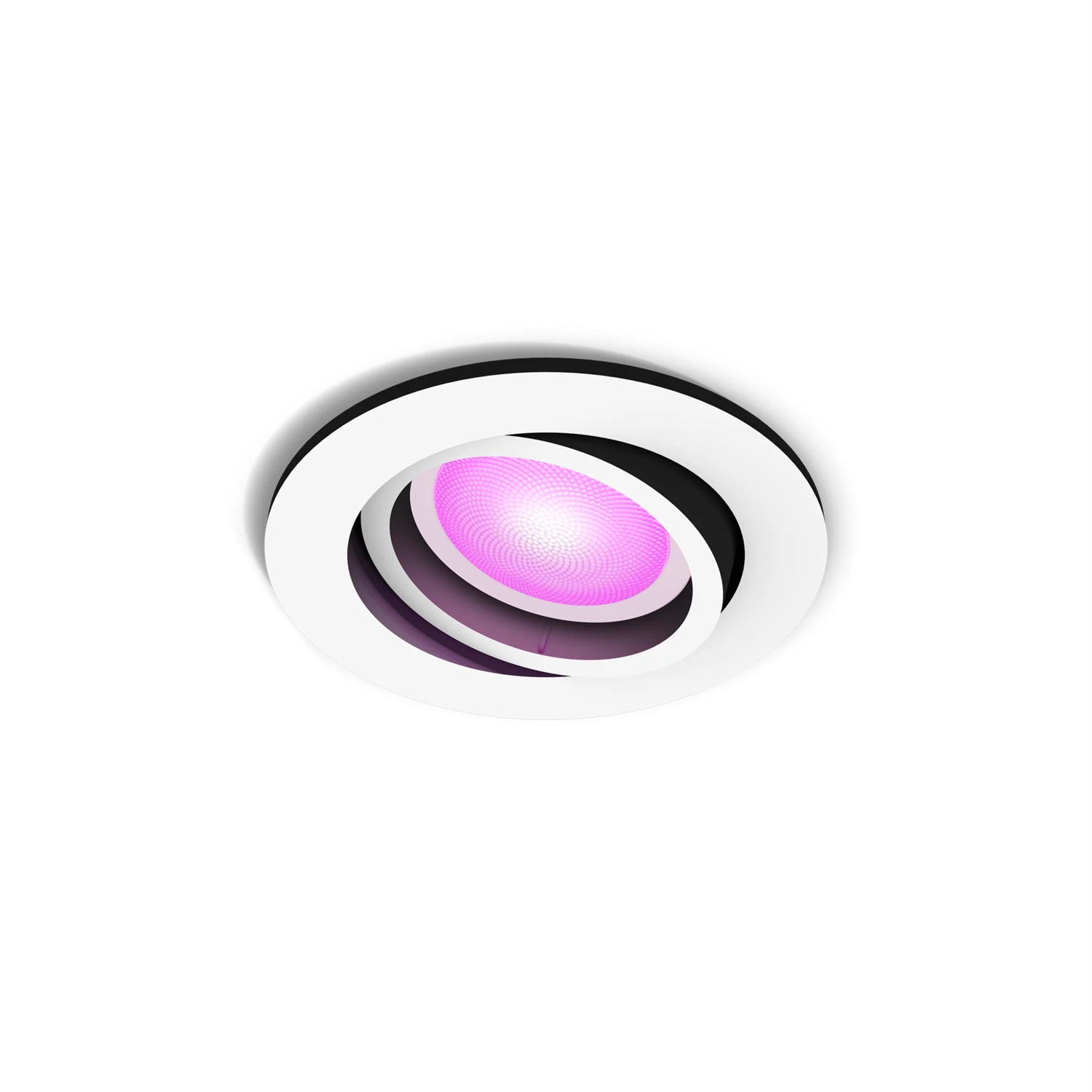 Philips Hue White & Color Ambiance Centura Faretto Orientabile e Inclinabile, 16 Milioni di Colori RGBW, Dimmerabile, Controllo Intelligente tramite App e Voce