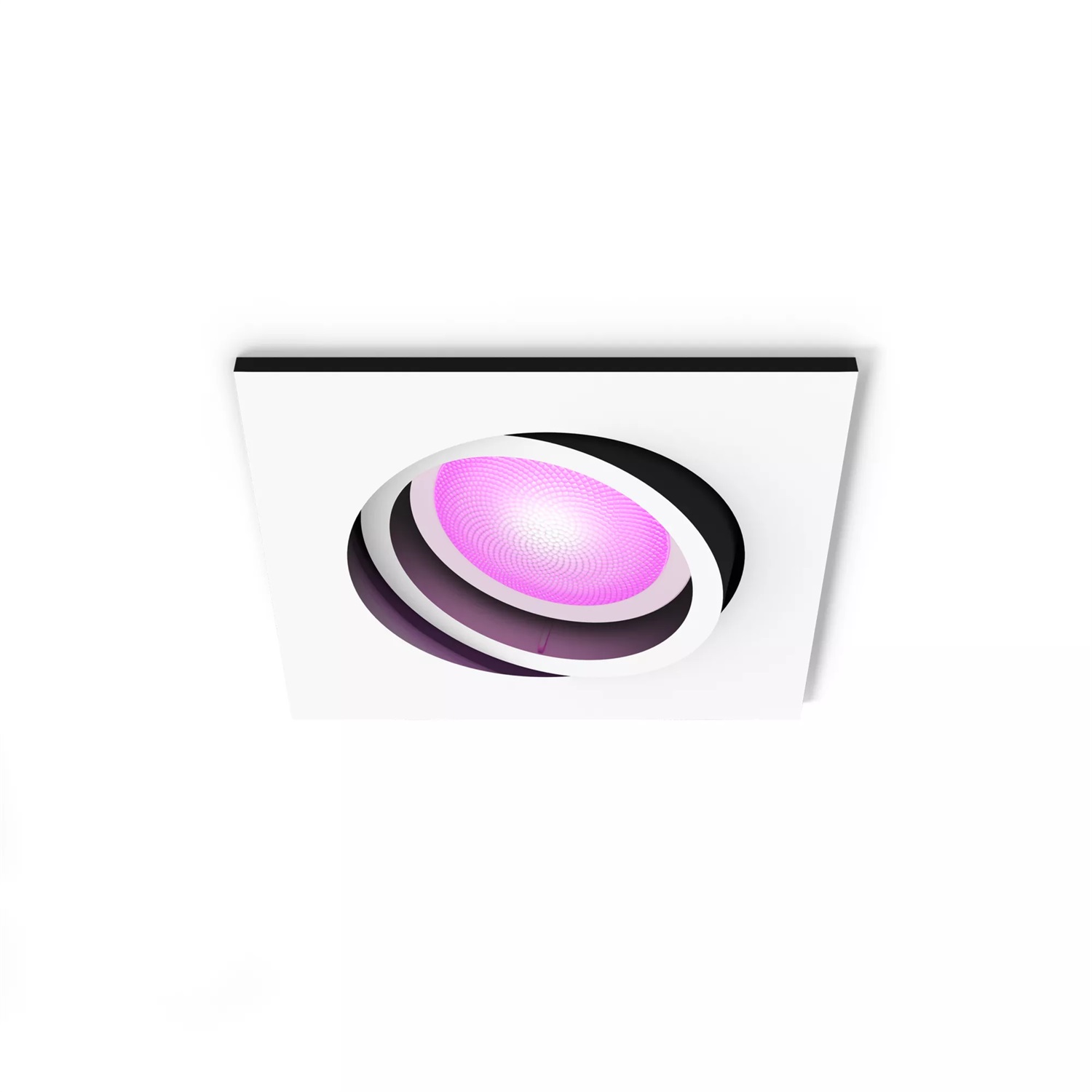 Philips Hue White & Color Ambiance Centura - Faretto luminoso intelligente dimmerabile, 16 milioni di colori, controllo tramite app e voce