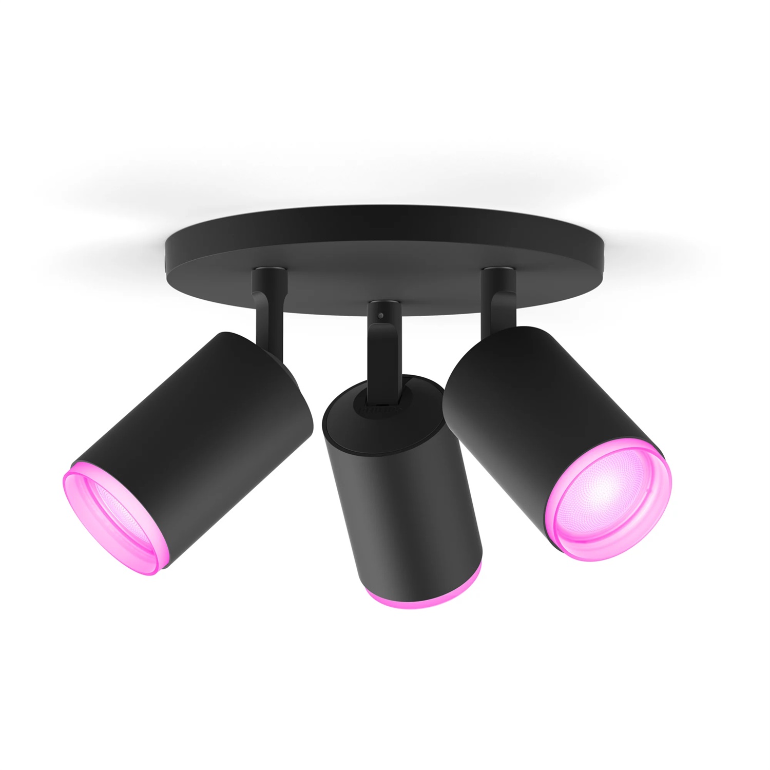 Philips Hue White & Color Ambiance Fugato Faretto GU10 4x350lm Dimmerabile RGBW Controllo App e Compatibile con Alexa
