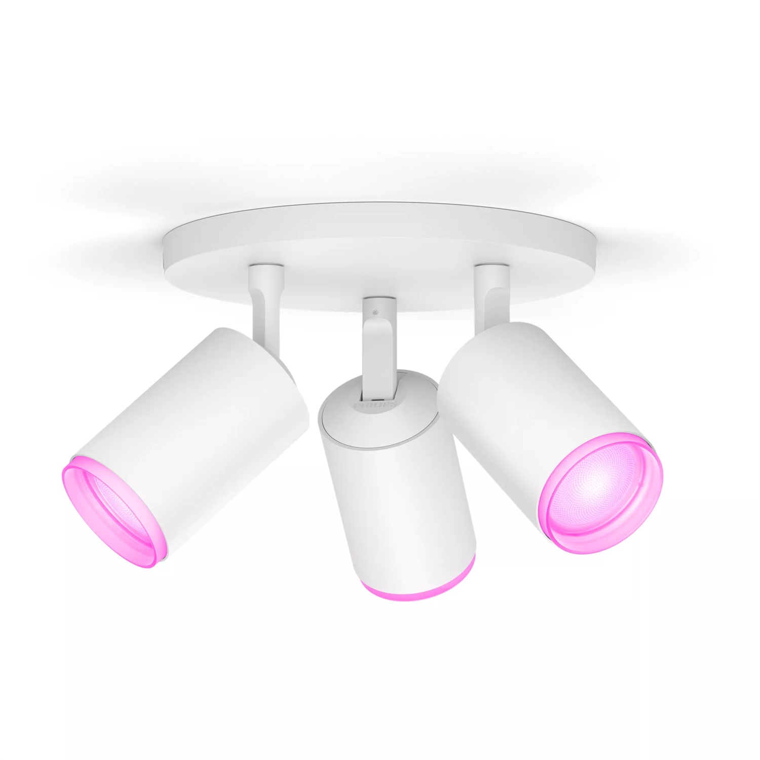 Philips Hue White & Color Ambiance Fugato Faretto GU10 3x350lm Dimmerabile RGBW Controllo App Compatibile con Alexa