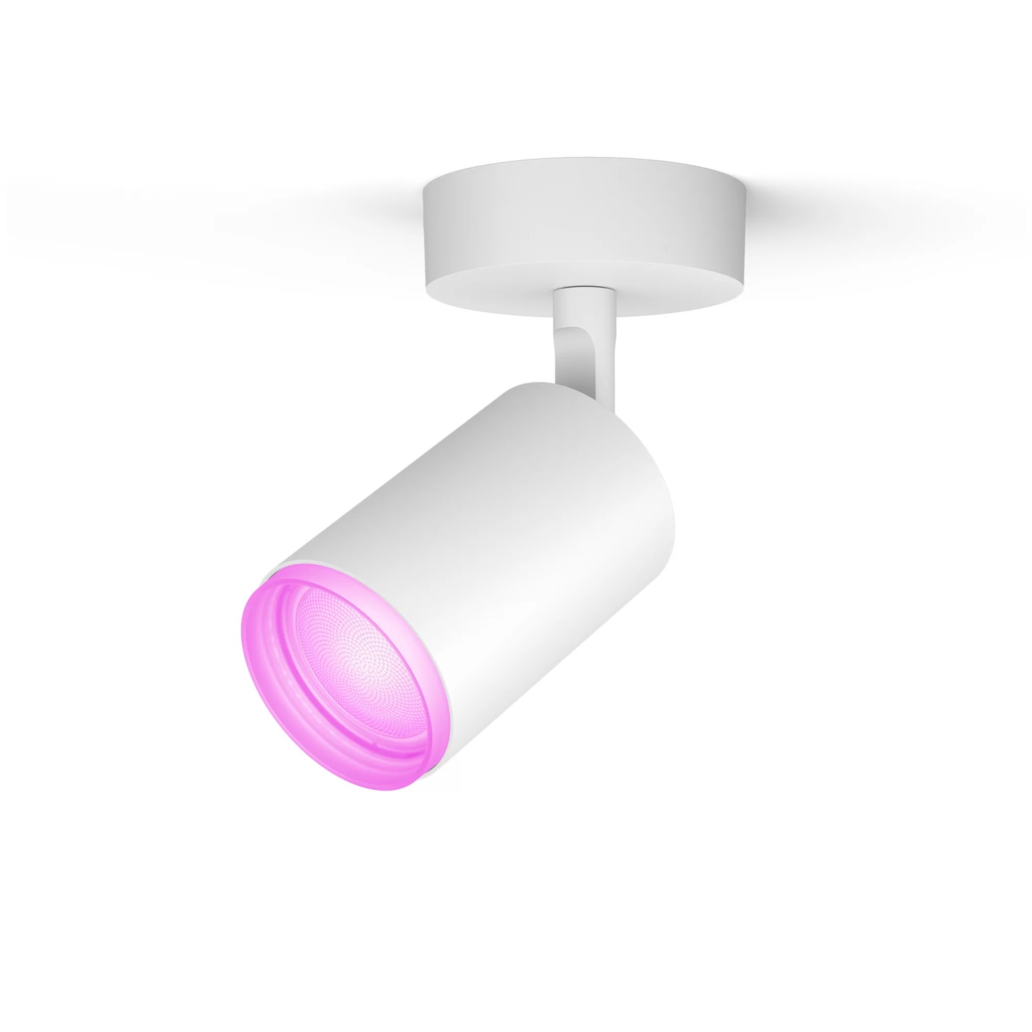 Philips Hue White & Color Ambiance Fugato Spot - Faretto luminoso intelligente 4,2 W, 1x350lm, dimmerabile, 16 milioni di colori, controllabile tramite app e compatibile con Amazon Alexa