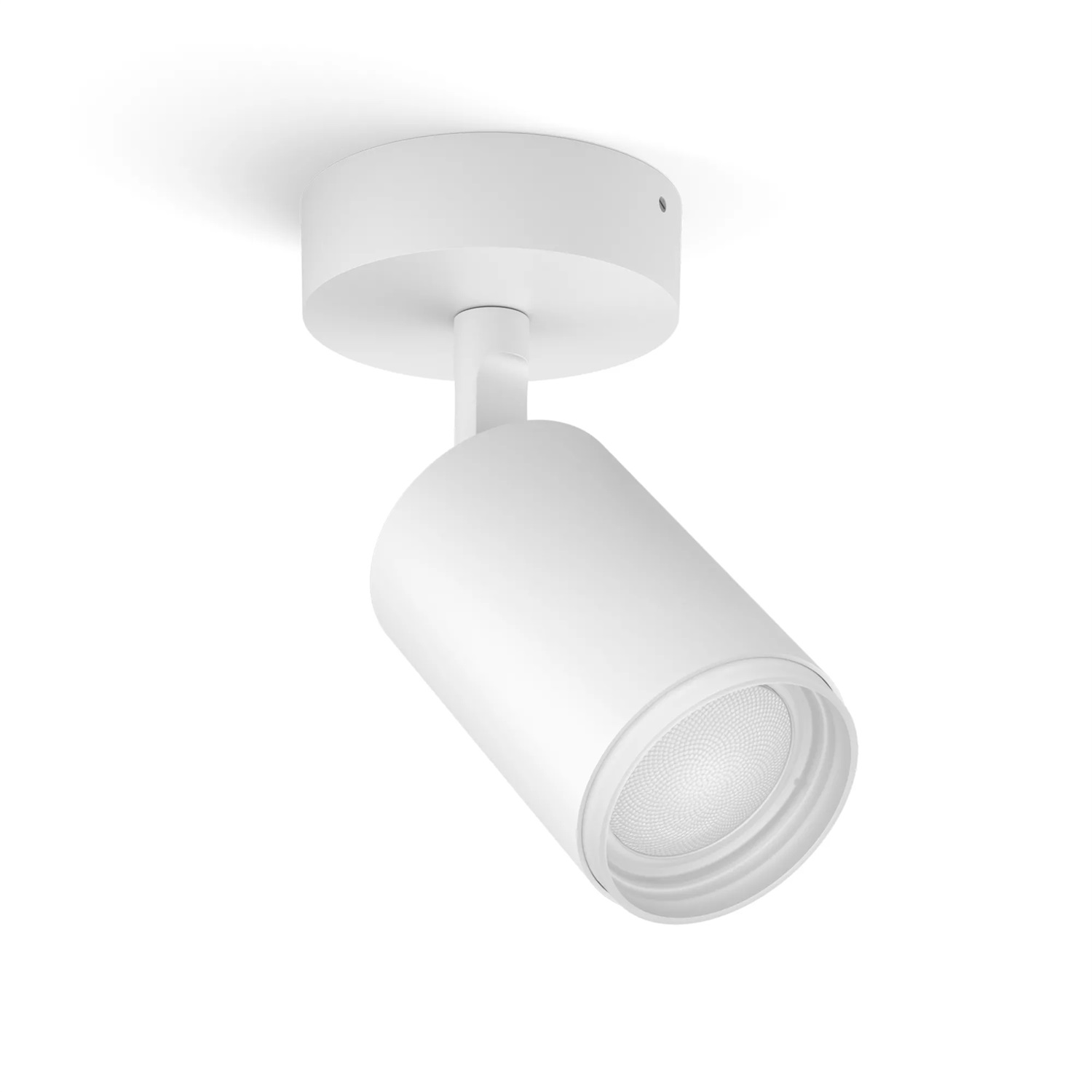 Philips Hue White & Color Ambiance Fugato Spot - Faretto luminoso intelligente 4,2 W, 1x350lm, dimmerabile, 16 milioni di colori, controllabile tramite app e compatibile con Amazon Alexa