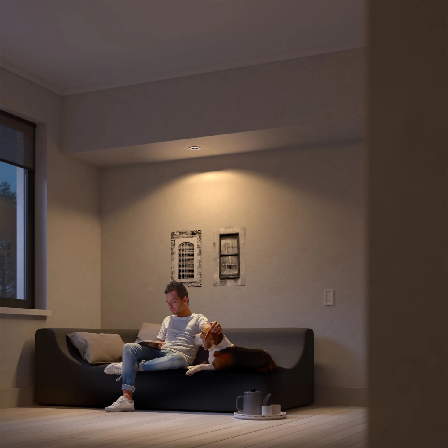 Philips Hue White Ambiance Milliskin - Faretto ad incasso Smart LED Rotondo Bianco, Dimmerabile, Controllo tramite App e Vocale, Compatibile ZigBee