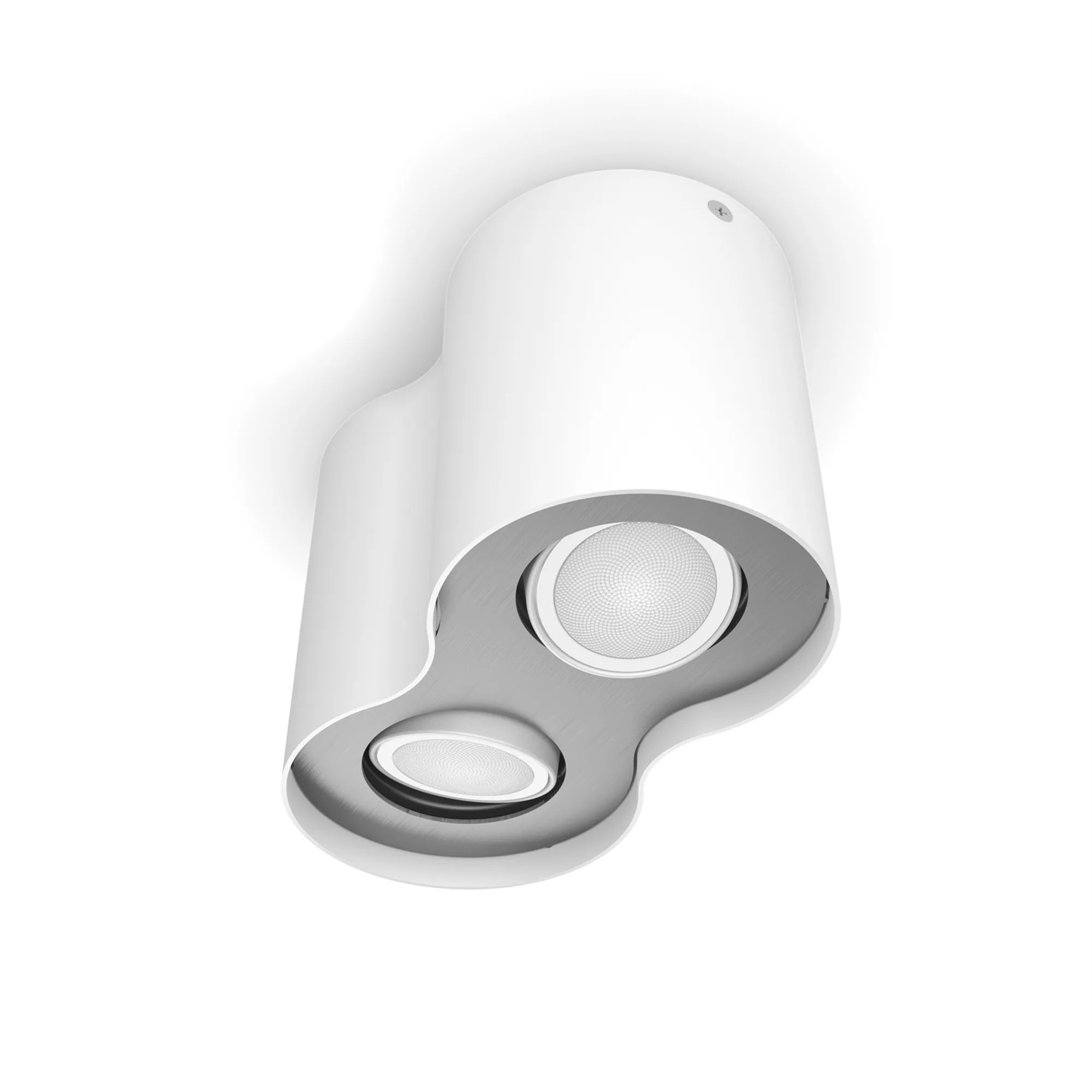 Philips Hue White Ambiance Pillar - Faretto Smart LED a 2 luci GU10, Dimmerabile e Orientabile
