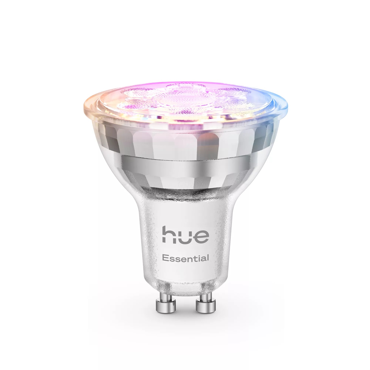 Philips Hue Essential GU10 - Lampadina Smart 4.7 W con Luce Bianca e Colorata, Compatibile con Alexa, Google Assistant e Apple Home