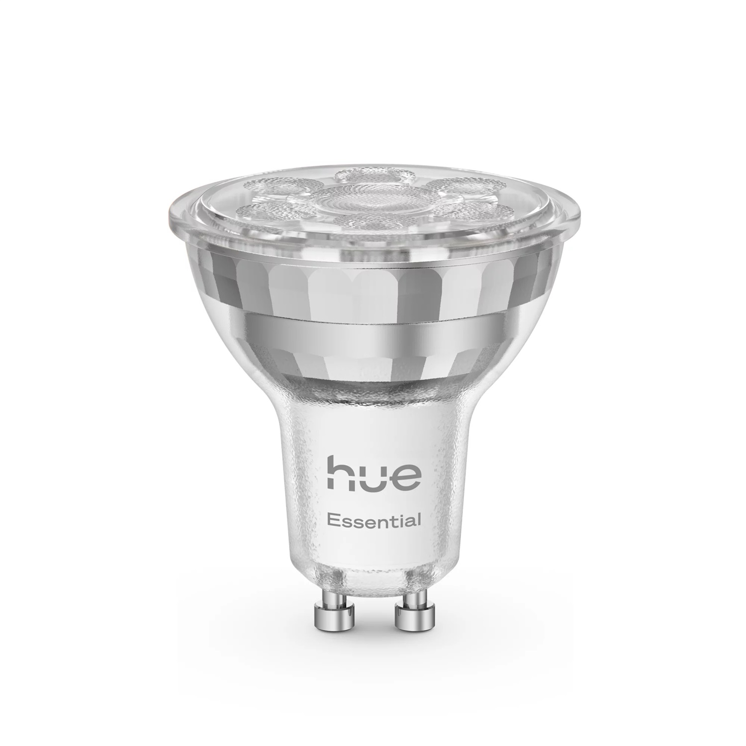 Philips Hue Essential GU10 - Lampadina Smart 4.7 W con Luce Bianca e Colorata, Compatibile con Alexa, Google Assistant e Apple Home