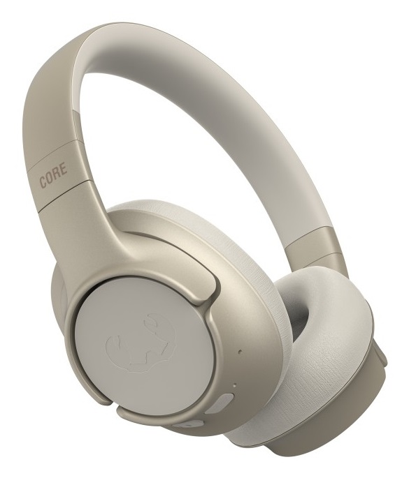 Fresh 'n Rebel Clam Core - Cuffie Bluetooth Over Ear con Microfono ENC, Controllo Volume, 45 Ore di Riproduzione, Senza Fili (Beige)