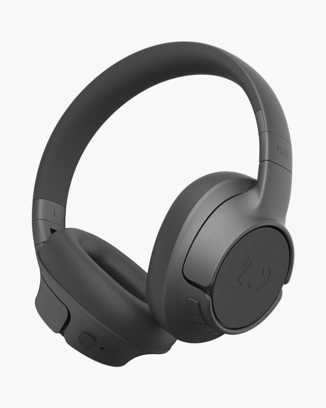 Fresh 'n Rebel Clam Fuse - Cuffie Over Ear Bluetooth con Cancellazione Attiva del Rumore, Microfono ENC, 45h di Autonomia, Senza Fili (Nero)