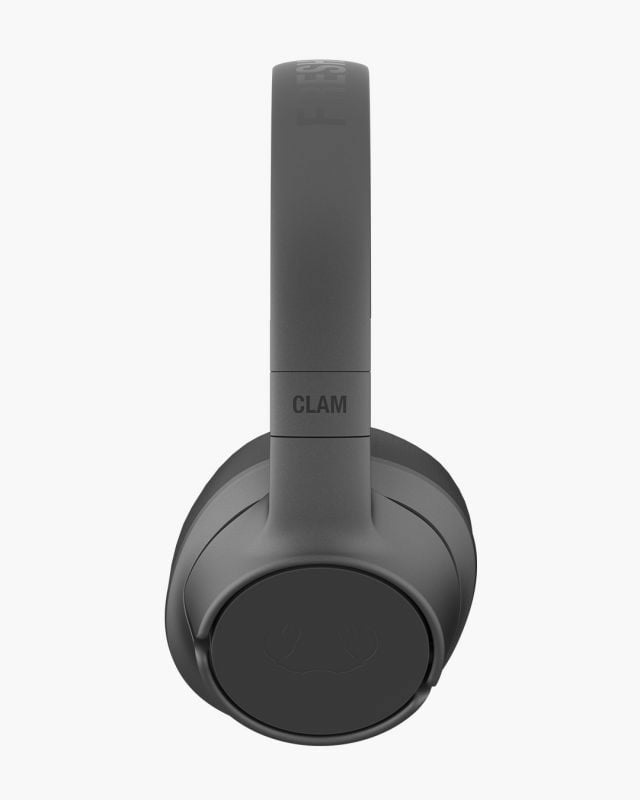 Fresh 'n Rebel Clam Fuse - Cuffie Over Ear Bluetooth con Cancellazione Attiva del Rumore, Microfono ENC, 45h di Autonomia, Senza Fili (Nero)