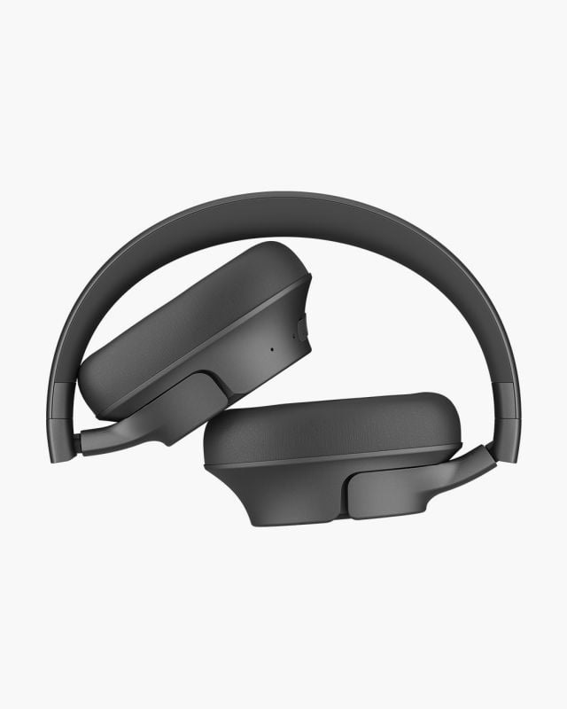 Fresh 'n Rebel Clam Fuse - Cuffie Over Ear Bluetooth con Cancellazione Attiva del Rumore, Microfono ENC, 45h di Autonomia, Senza Fili (Nero)