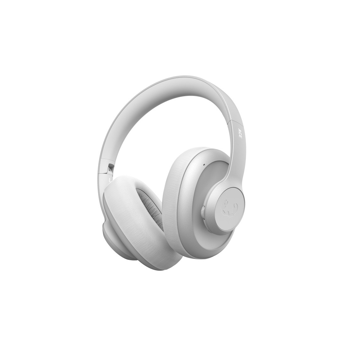 Fresh 'n Rebel Clam Ace - Cuffie Over Ear Bluetooth con Cancellazione Attiva del Rumore, 60 Ore di Riproduzione, Microfono ENC, Ricarica Rapida, Grigio Ghiaccio