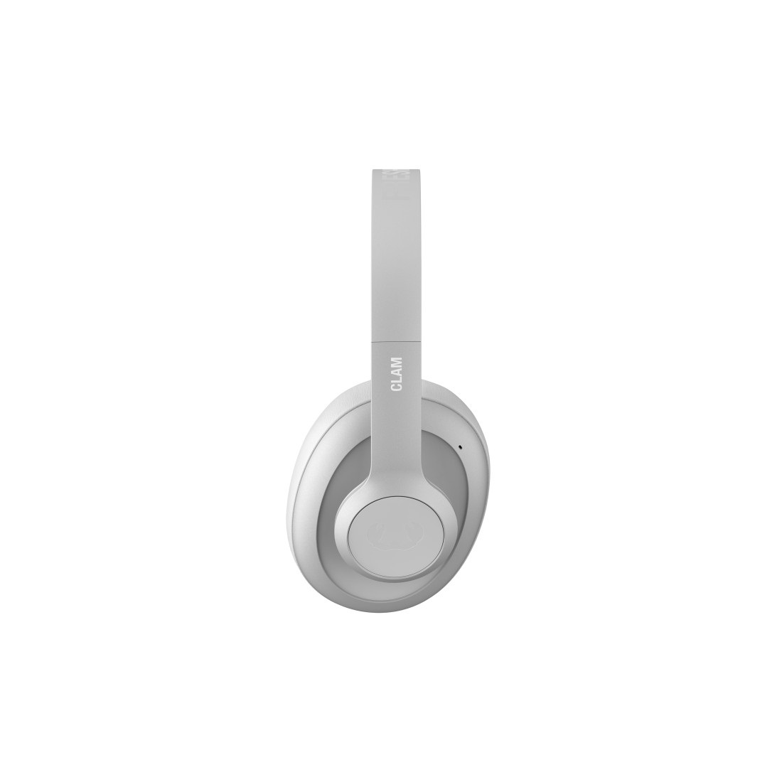 Fresh 'n Rebel Clam Ace - Cuffie Over Ear Bluetooth con Cancellazione Attiva del Rumore, 60 Ore di Riproduzione, Microfono ENC, Ricarica Rapida, Grigio Ghiaccio