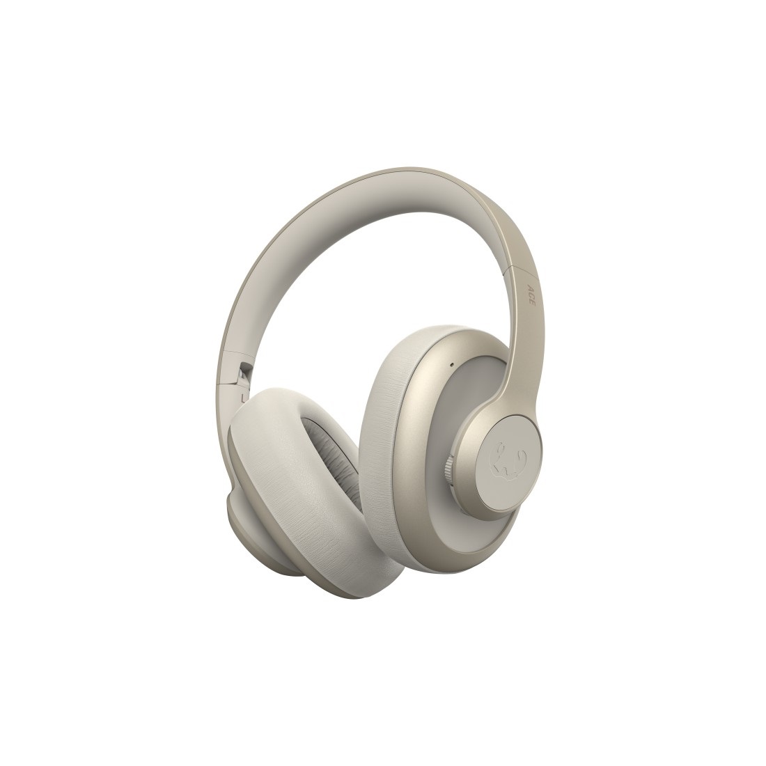 Fresh 'n Rebel Clam Ace - Cuffie Over-Ear Bluetooth con Cancellazione Attiva del Rumore, 60 Ore di Riproduzione, Microfono ENC, Ricarica Rapida, Silky Sand