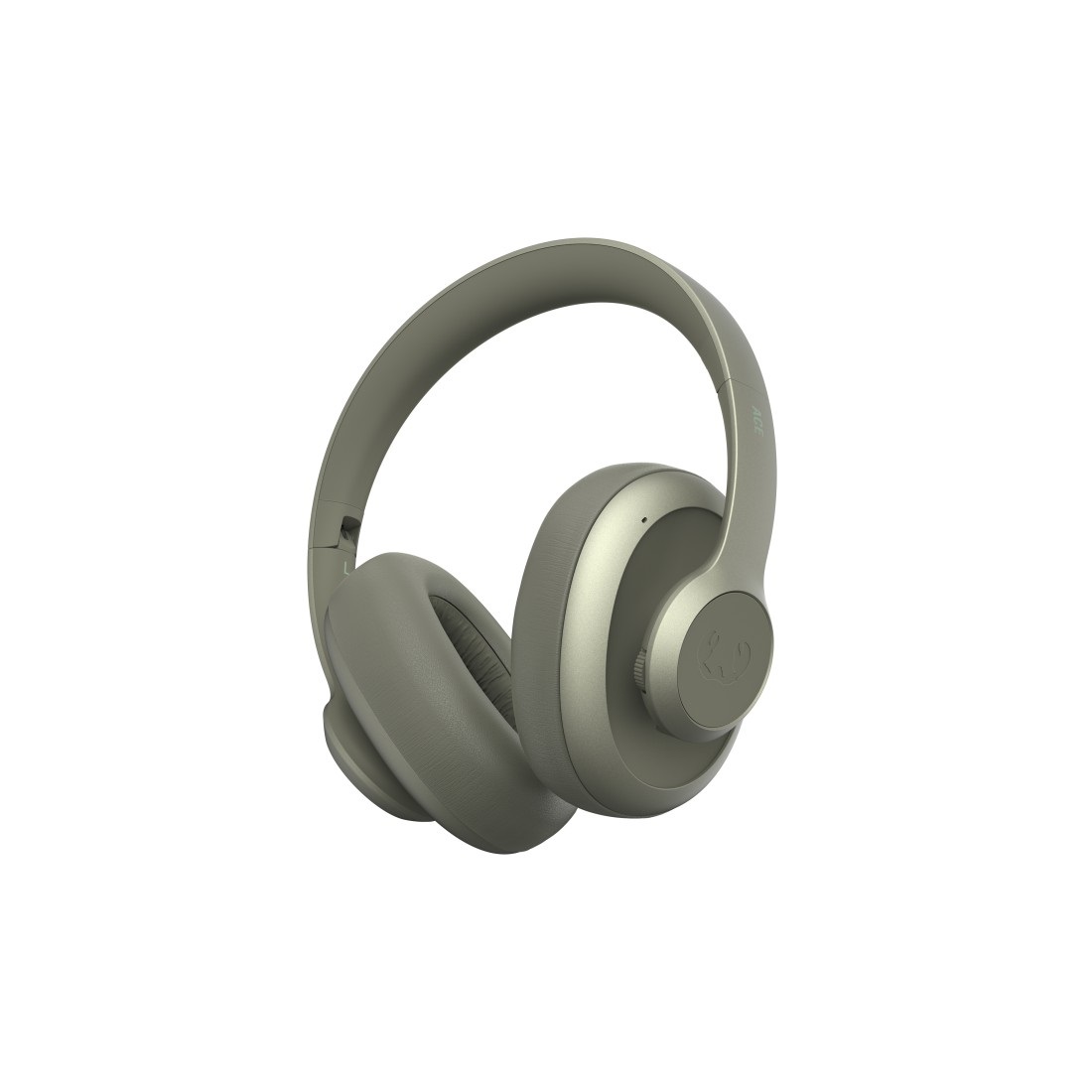 Fresh 'n Rebel Clam Ace - Cuffie Bluetooth Over Ear con cancellazione attiva del rumore, 60 ore di autonomia, microfono ENC e ricarica rapida (Verde)