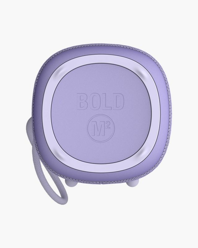 Fresh 'n Rebel Bold M2 - Cassa Bluetooth Portatile Impermeabile IP67 con 24 Ore di Autonomia e Modalità Party (Viola)