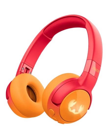 Fresh 'n Rebel Code Junior - Cuffie Bluetooth On-Ear per Bambini con Suono Sicuro, Effetti LED e 48 Ore di Riproduzione (Funny Fox)
