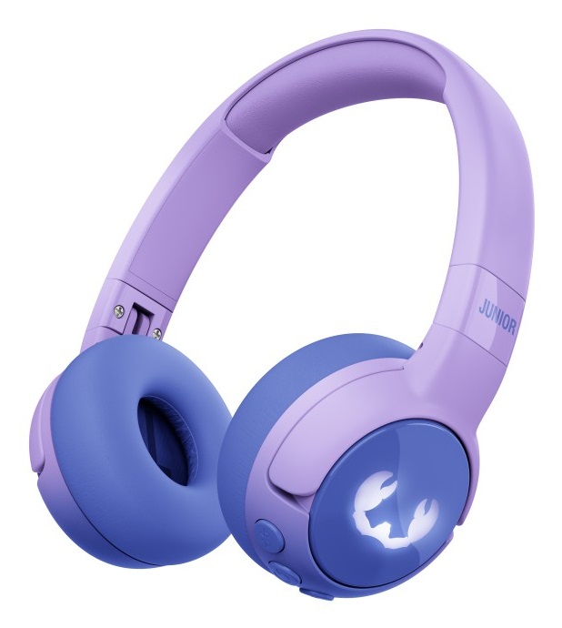 Fresh 'n Rebel Code Junior - Cuffie Bluetooth On-Ear per Bambini con Suono Sicuro, Effetti LED e 48 Ore di Riproduzione (Groovy Galaxy)