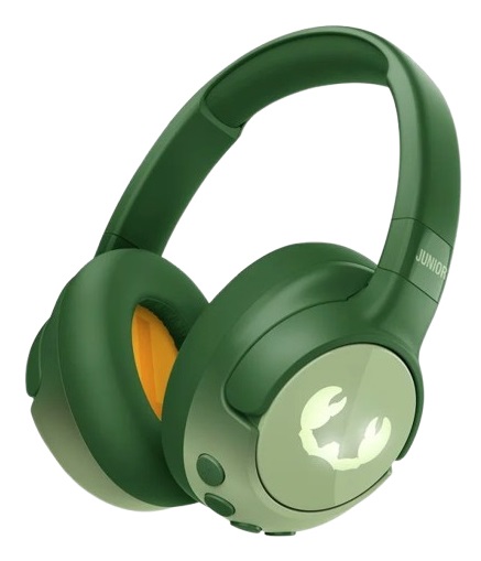 Fresh 'n Rebel Clam Junior: Cuffie Bluetooth per Bambini con Cancellazione Attiva del Rumore, Suono Sicuro (<85dB), Effetti LED e 60 Ore di Riproduzione