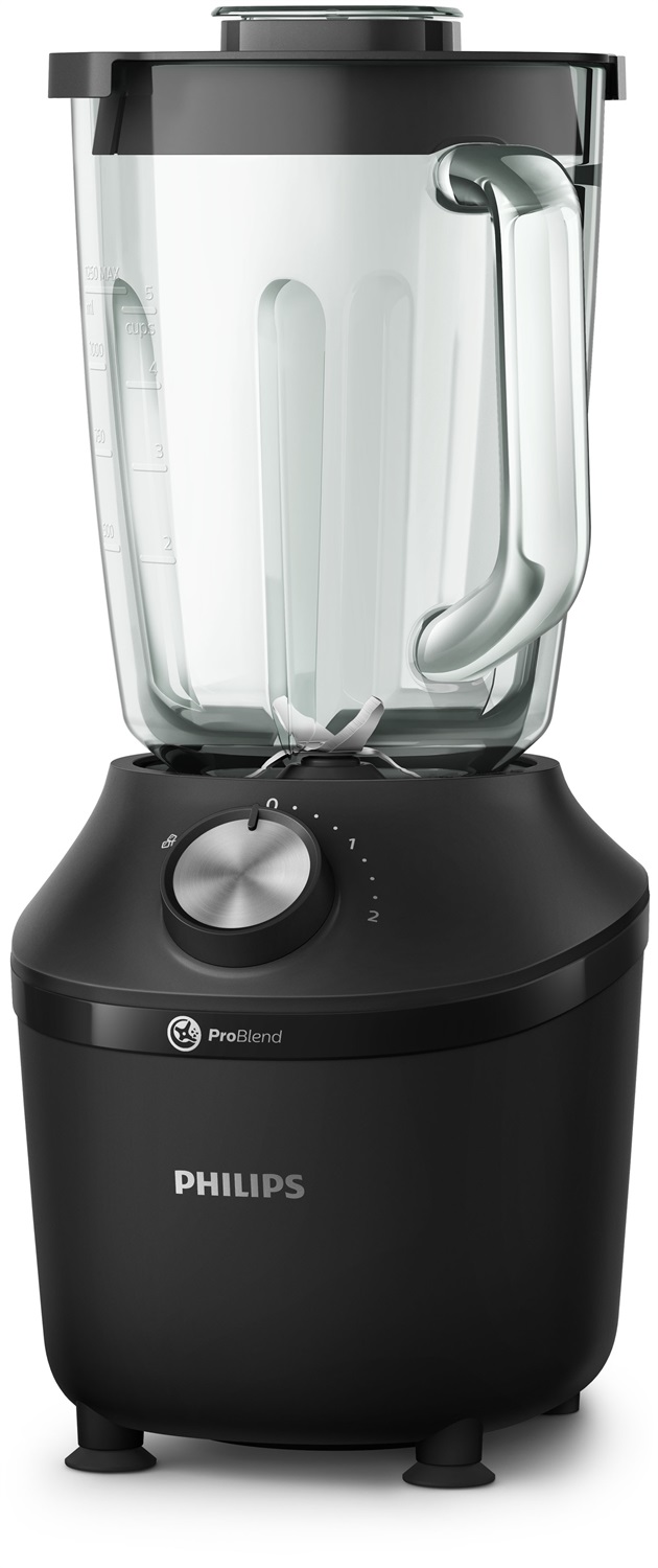 Philips 3000 Series HR2291/01 Frullatore da Tavolo ProBlend Crush Tech 600 W 2 L - Nero