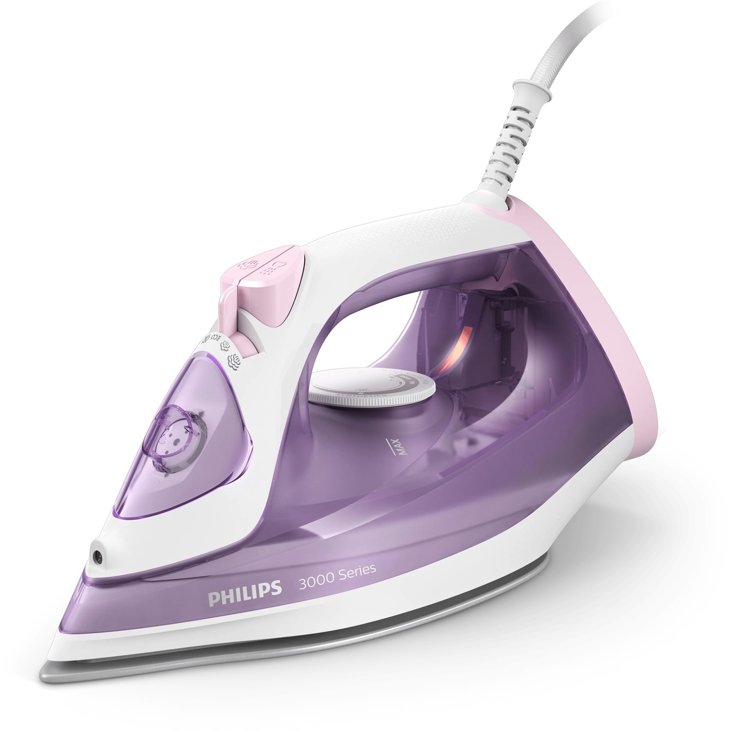 Philips 3000 Series Ferro da Stiro a Vapore DST3010/30 - 2000W, Ceramica, Vapore Continuo 30 g/min, Colpo di Vapore fino a 140 g