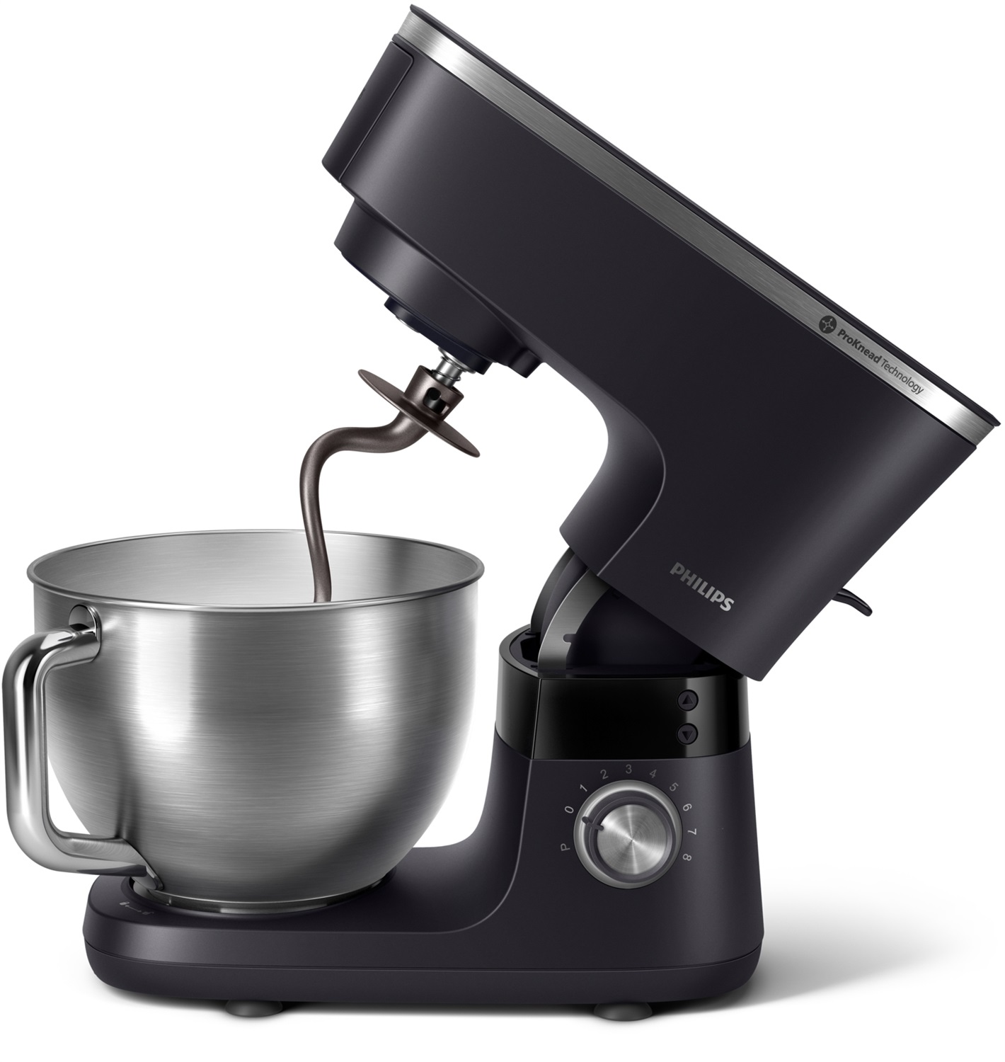 Philips Robot da Cucina Serie 7000 HR7962/01 - ProKnead, 5,5L, 1000W, 8 Velocità, Smart Timer LED, Accessori Lavabili, Illuminazione Ciotola