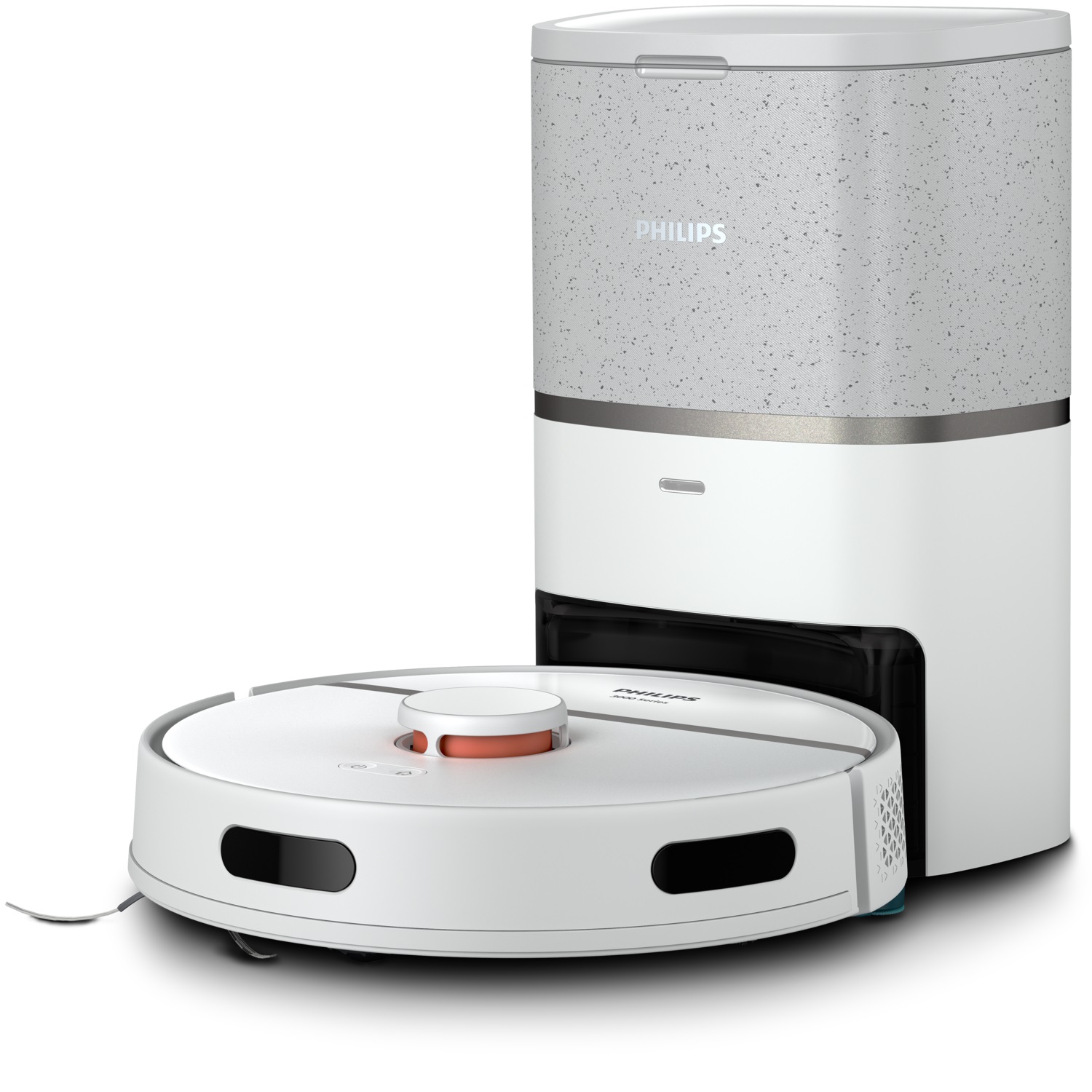 Philips 3000 Series HomeRun Aqua XU3110/02 Robot Aspirapolvere e Lavapavimenti con Stazione di Ricarica, Colore Grigio e Bianco, Capacità 0,35L, Autonomia 230 minuti