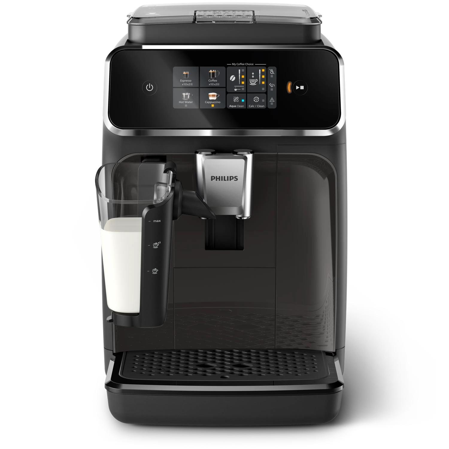 Philips Series 2300 LatteGo EP2334/10 Macchina da caffè automatica con cappuccinatore, 4 bevande, macinatore integrato, 1.8 L, macine in ceramica