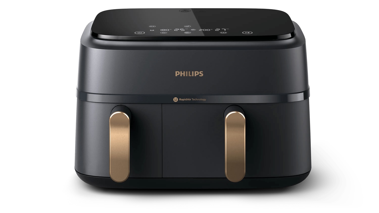 Philips Serie 3000 Airfryer doppio cestello, friggitrice ad aria da 9.0L, 12 metodi di cottura, App per ricette NA352/00