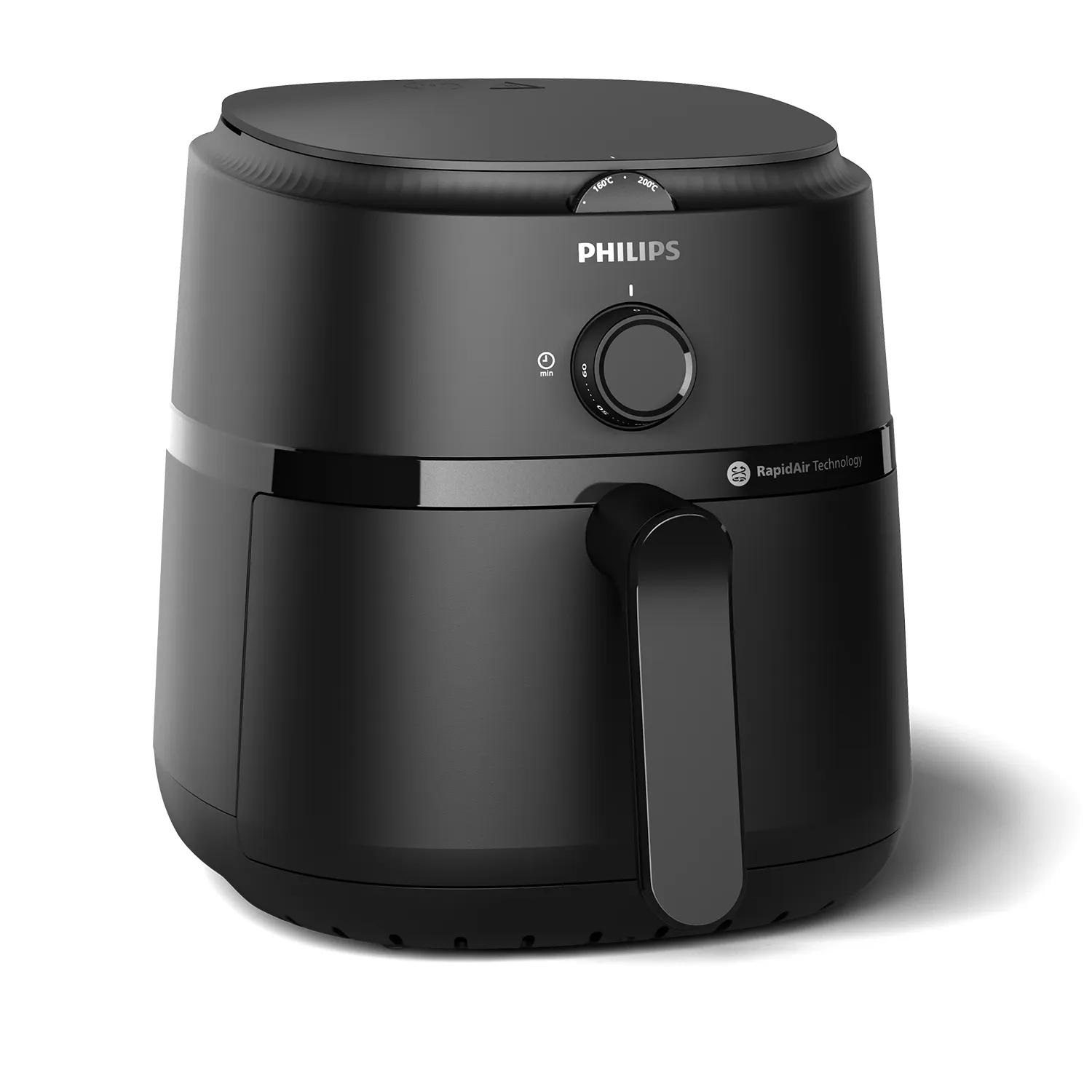 Philips Airfryer Serie 1000 NA120/00 Friggitrice ad Aria 4,2 L 1300W - 12 Programmi, Cestello Lavabile, Timer e Filtro Anti Odore