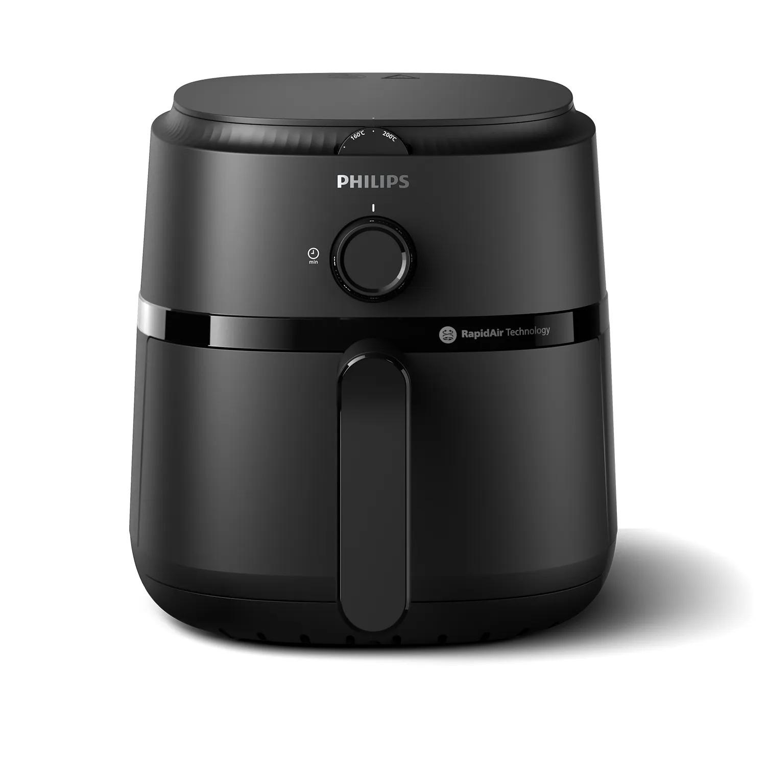 Philips Airfryer Serie 1000 NA120/00 Friggitrice ad Aria 4,2 L 1300W - 12 Programmi, Cestello Lavabile, Timer e Filtro Anti Odore