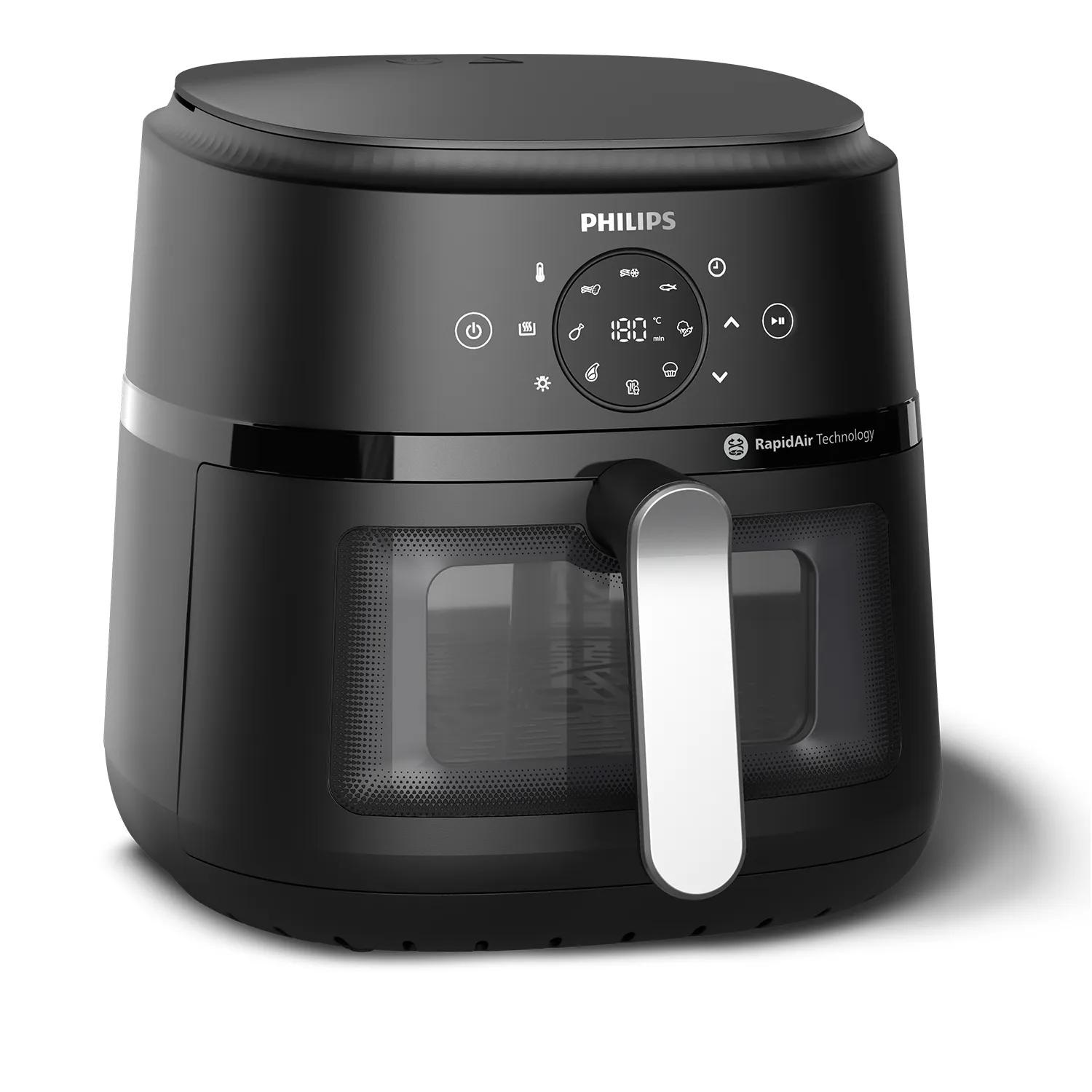 Philips 2000 series NA231/00 Airfryer 6.2 L, Friggitrice ad aria 13 in 1, 1700 W, Tecnologia RapidAir, App ricettario