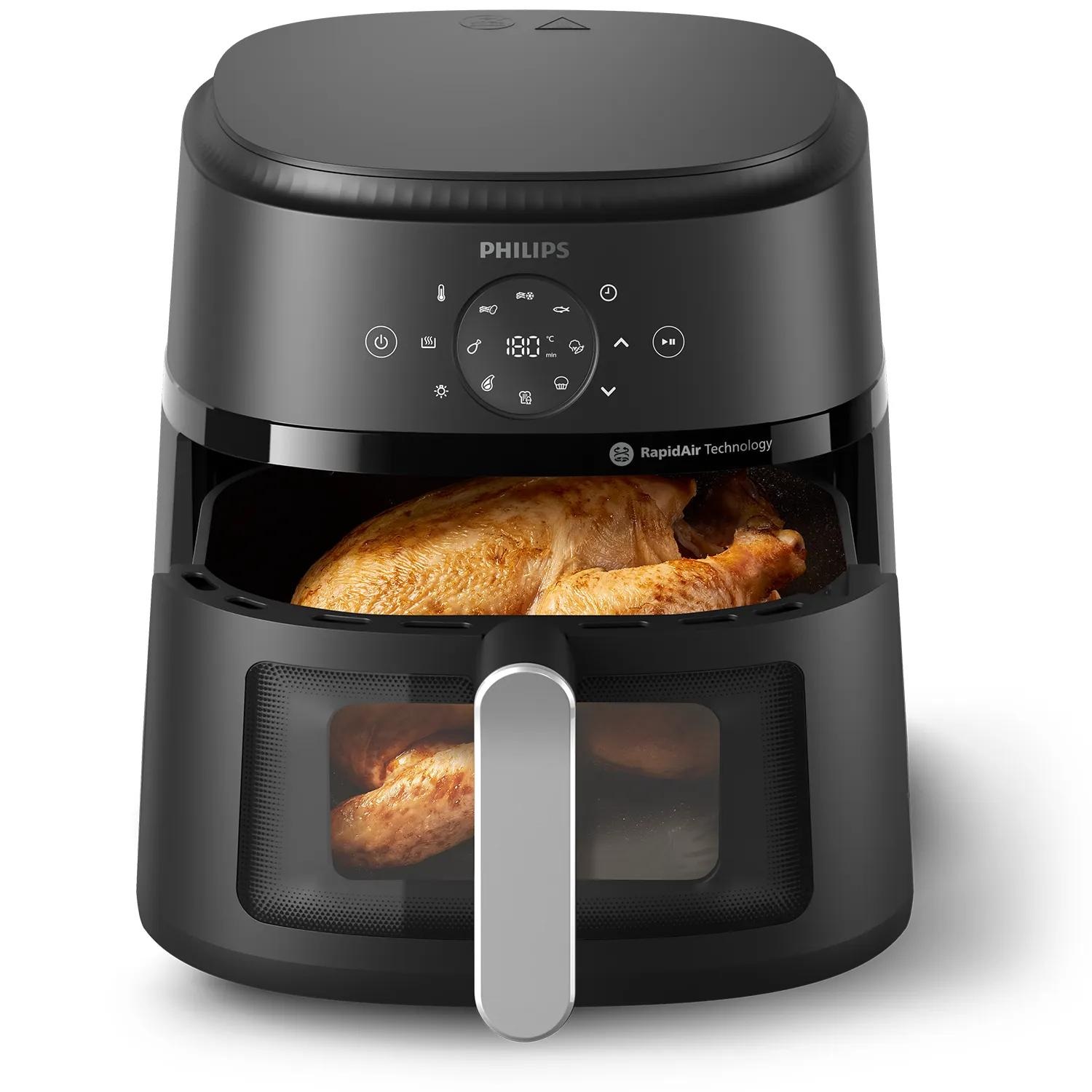 Philips 2000 series NA231/00 Airfryer 6.2 L, Friggitrice ad aria 13 in 1, 1700 W, Tecnologia RapidAir, App ricettario
