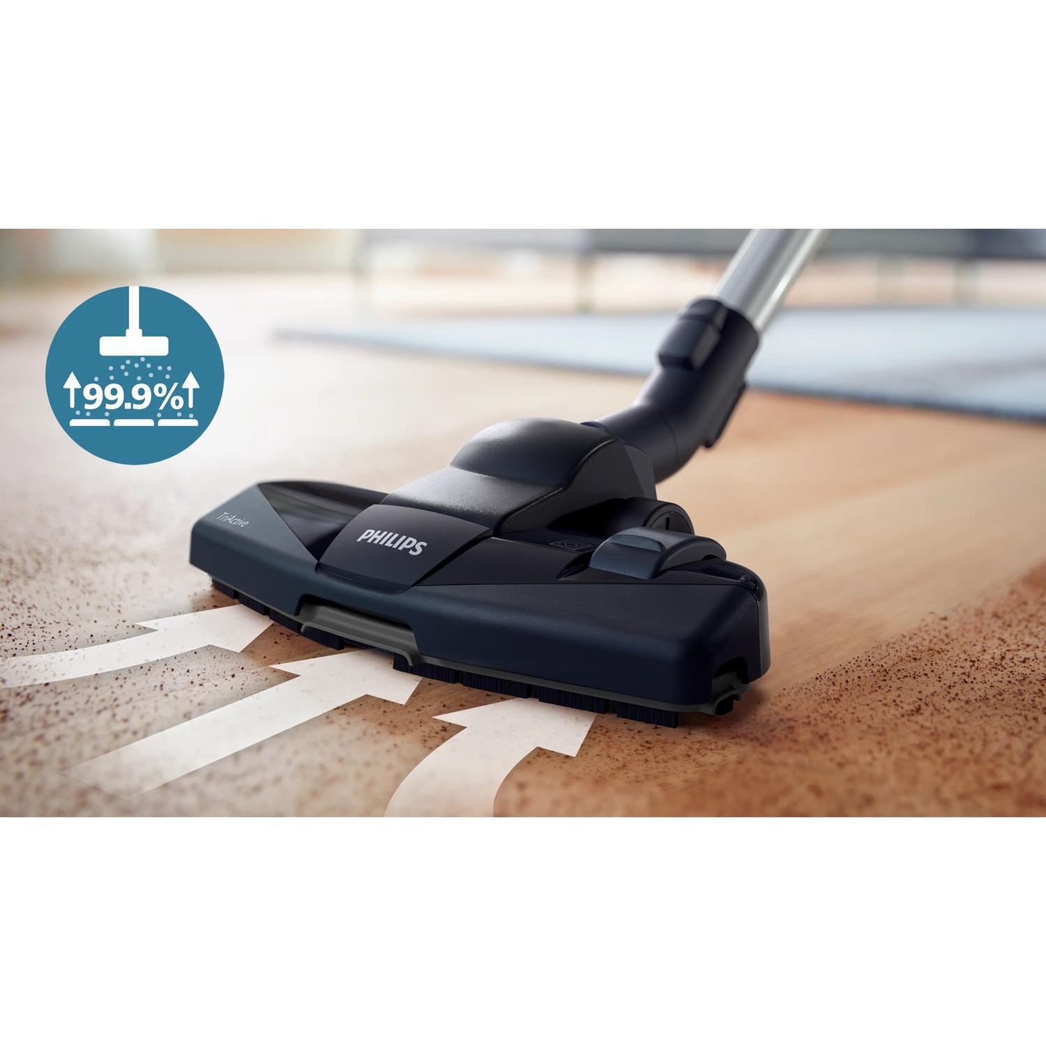 Philips PowerPro Compact Aspirapolvere Senza Sacco FC9332/09 - 900W, PowerCyclone 5, Filtro Allergy H13, Rimuove il 99,9% della Polvere, Svuotamento Igienico, Design Compatto e Leggero