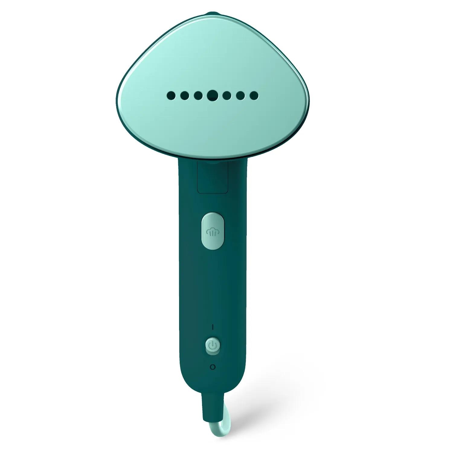 Philips 3000 Series STH3020/70 Stiratrice Verticale a Vapore Portatile - 1000W, 20 g/min, Serbatoio Staccabile da 120 ml, Piastra in Metallo, Verde Scuro