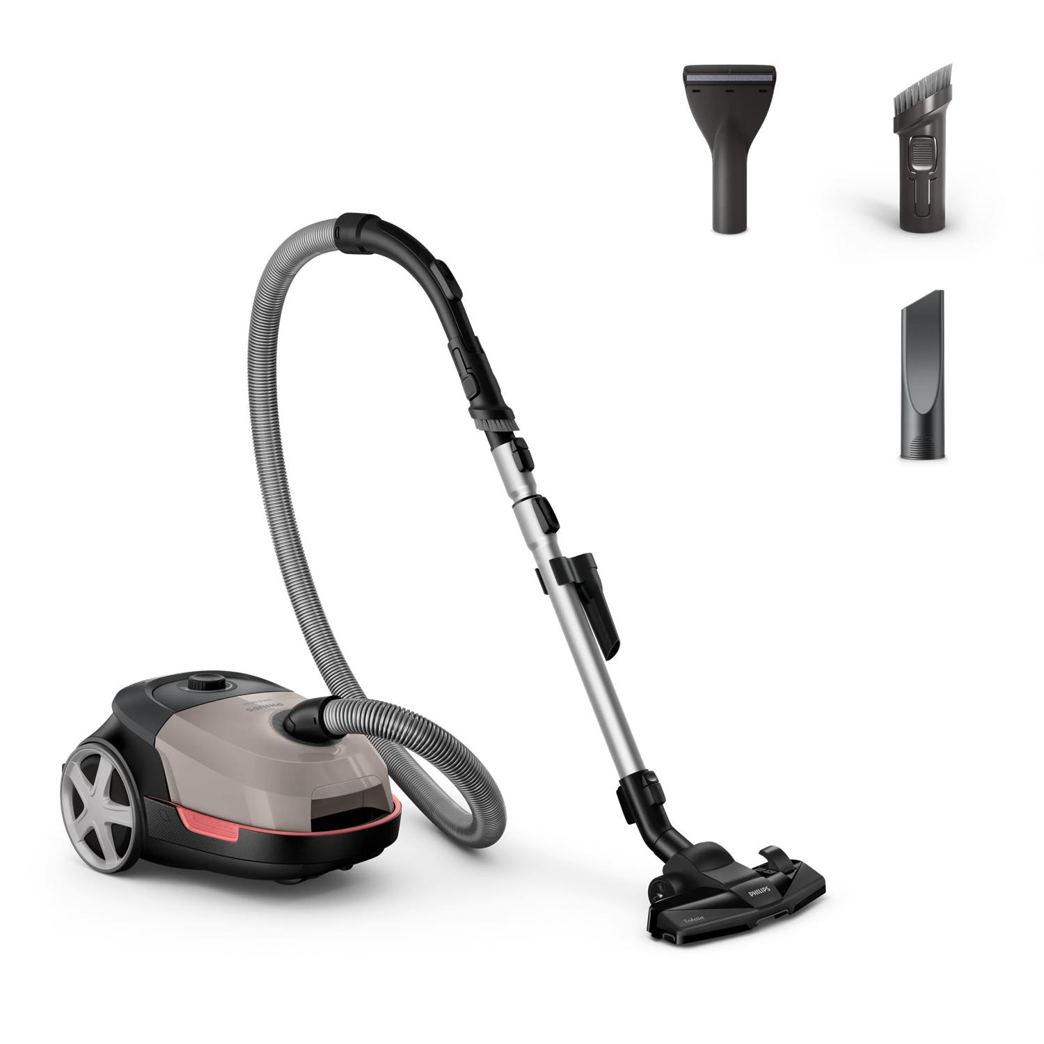Philips Serie 5000 Aspirapolvere con sacco 900W e spazzola TriActive per pulizia profonda