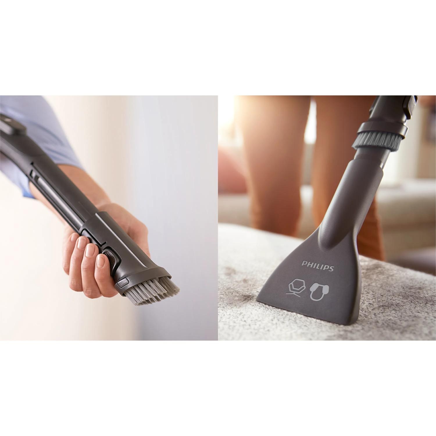 Philips Serie 5000 Aspirapolvere con sacco 900W e spazzola TriActive per pulizia profonda