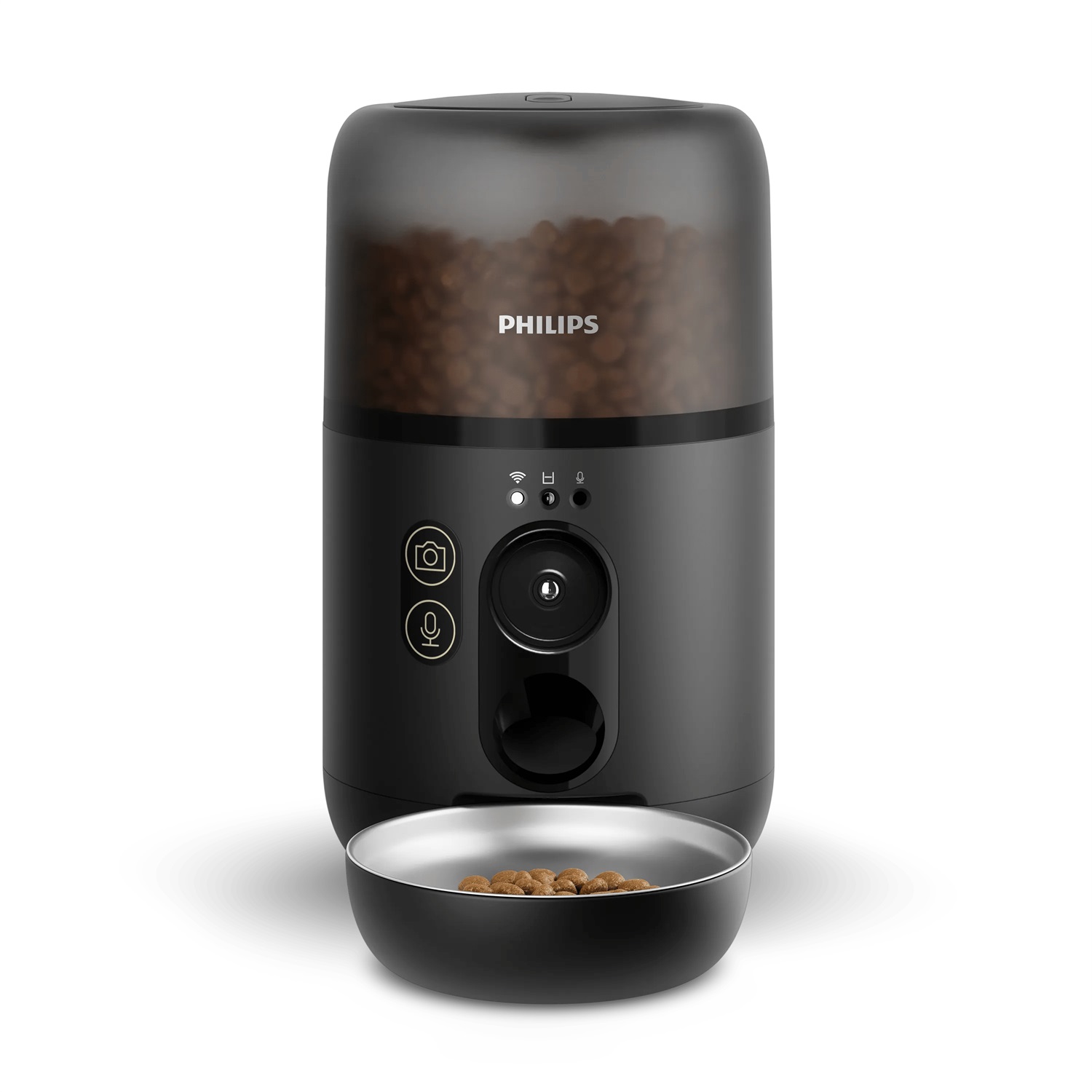 Philips PAW5320/02 Distributore automatico di cibo smart con telecamera, 4.5L, tecnologia anti-intasamento e controllo tramite app