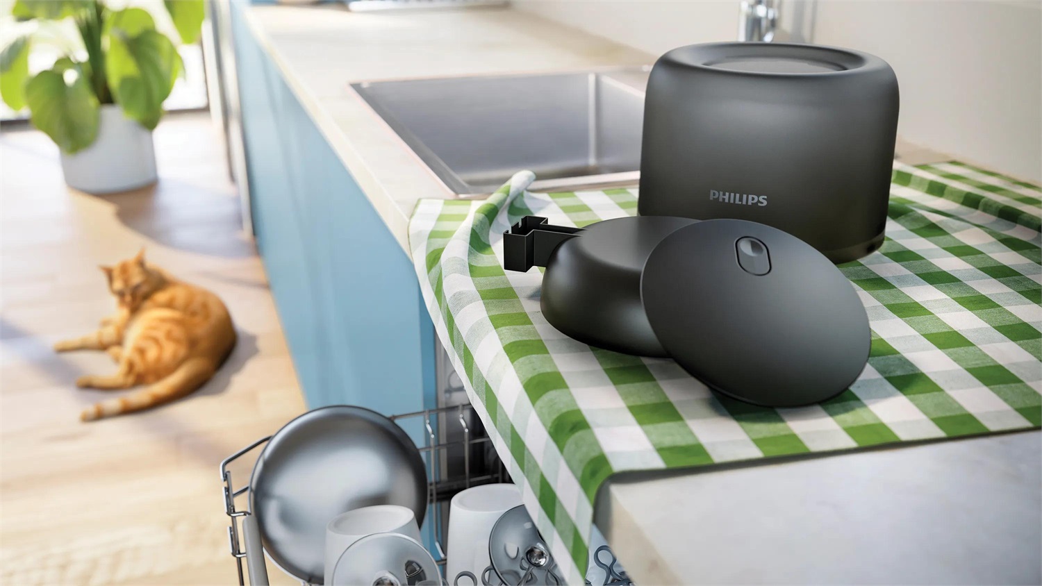 Philips PAW5320/02 Distributore automatico di cibo smart con telecamera, 4.5L, tecnologia anti-intasamento e controllo tramite app