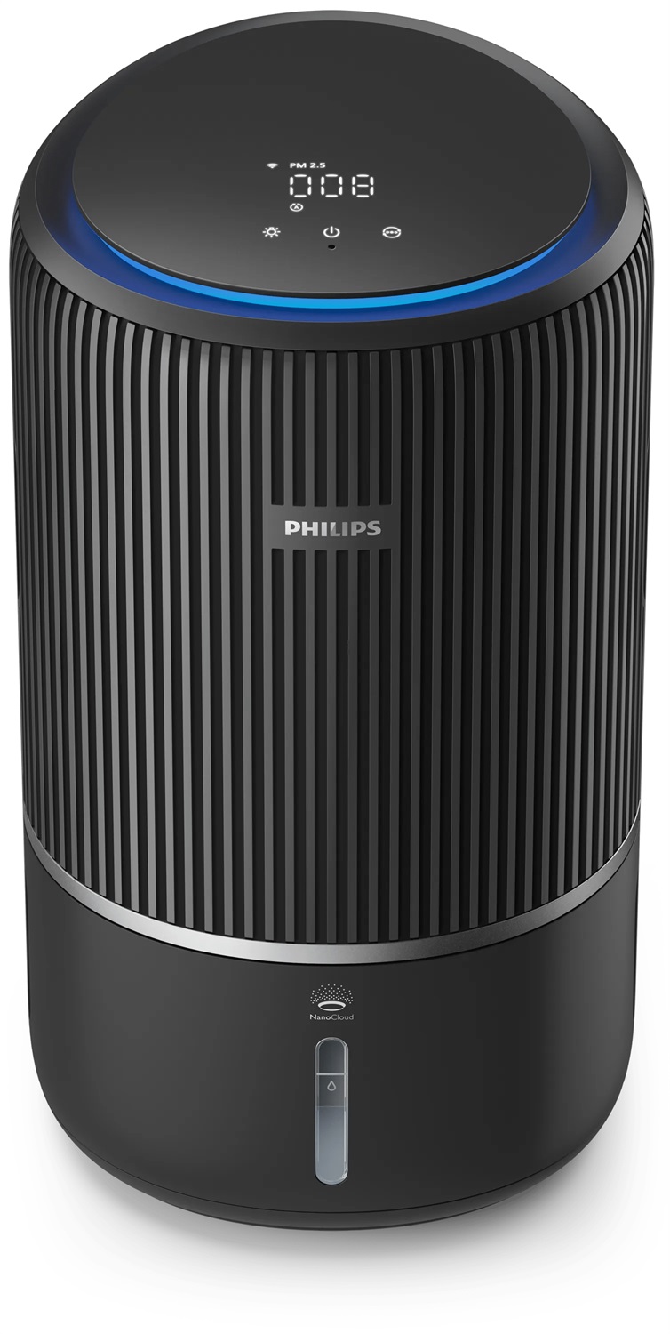 Philips Purificatore e Umidificatore d'Aria 2 in 1 Serie 3400 AC3421/13 con Filtro HEPA NanoProtect, Umidificazione a 650 ml/h e CADR 300 m³/h