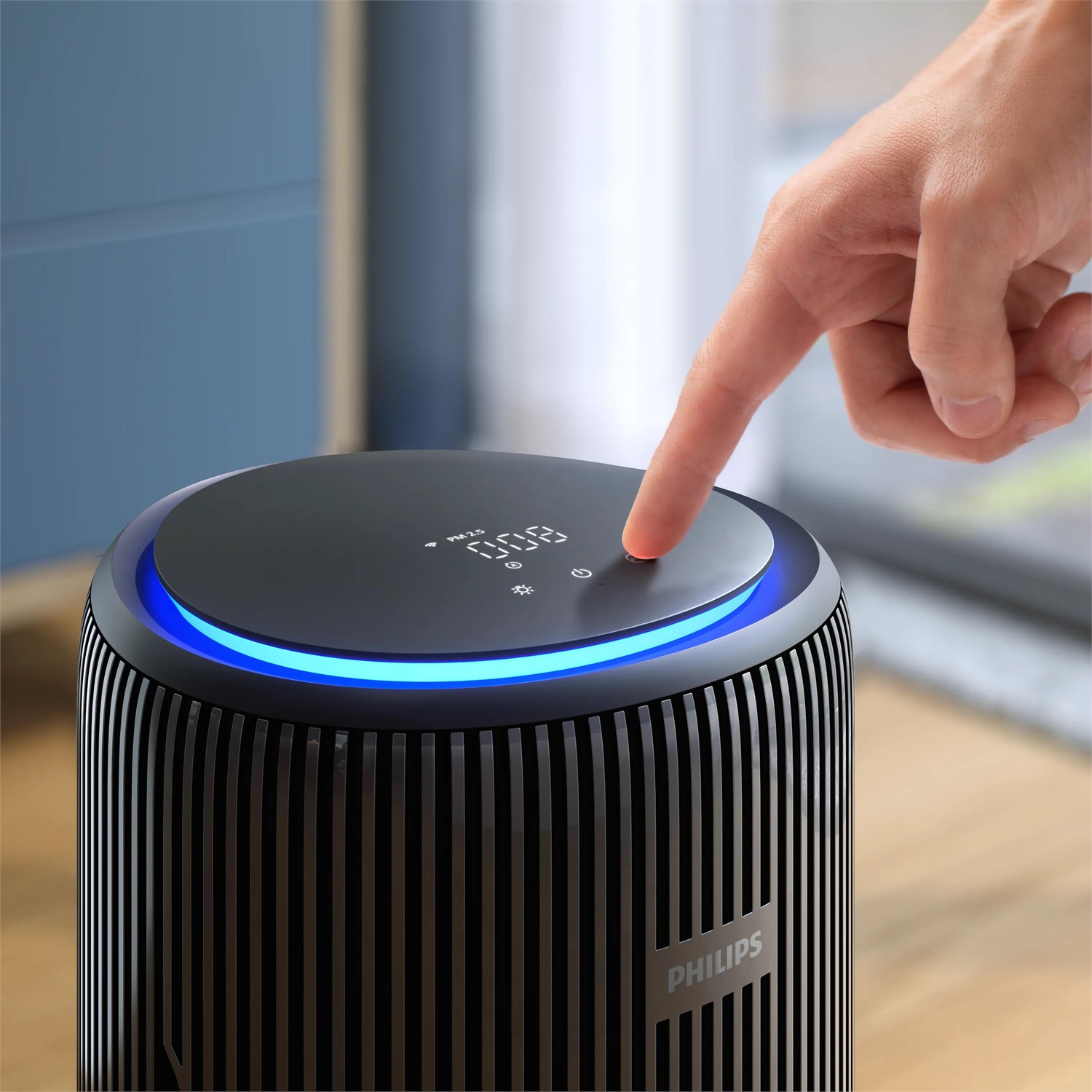 Philips Purificatore e Umidificatore d'Aria 2 in 1 Serie 3400 AC3421/13 con Filtro HEPA NanoProtect, Umidificazione a 650 ml/h e CADR 300 m³/h