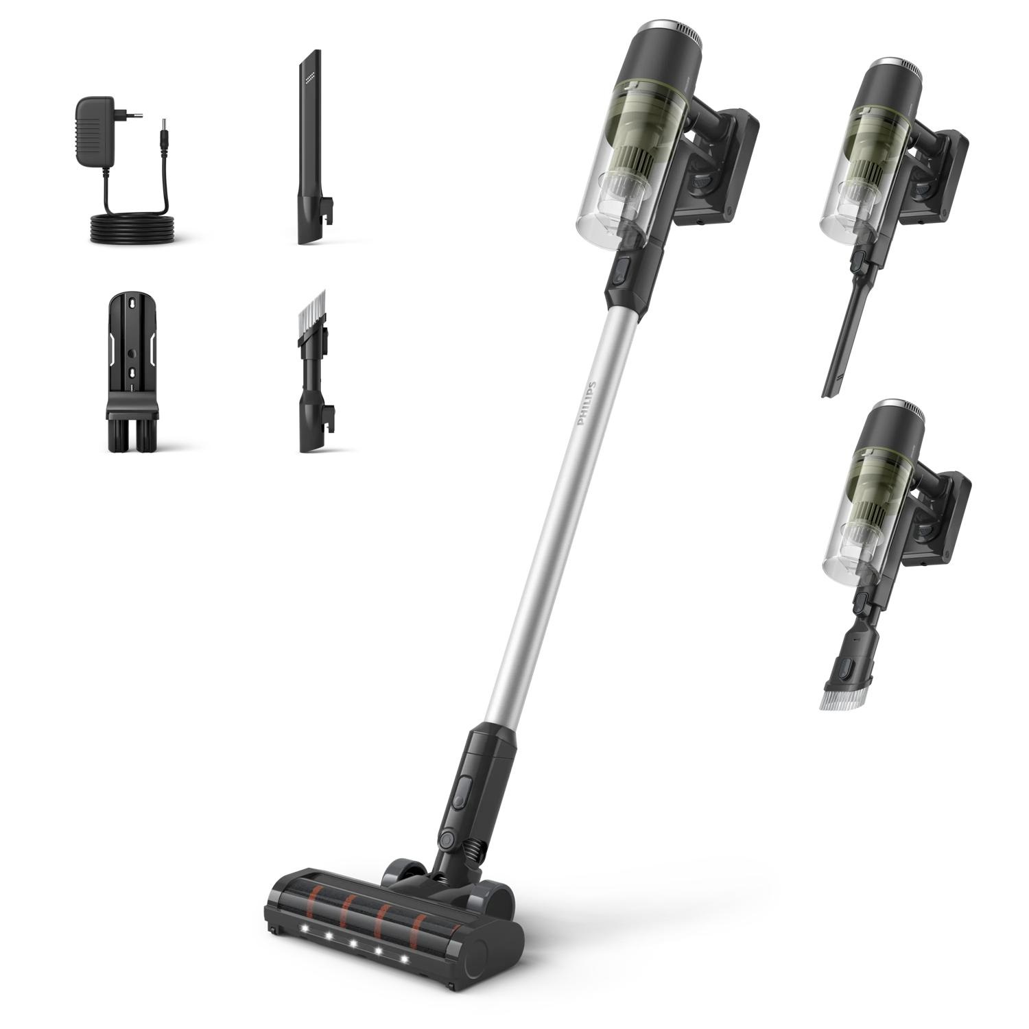 Philips 3000 Series XC3033/01 Aspirapolvere senza filo 25.2V con tecnologia PowerCyclone e spazzola LED