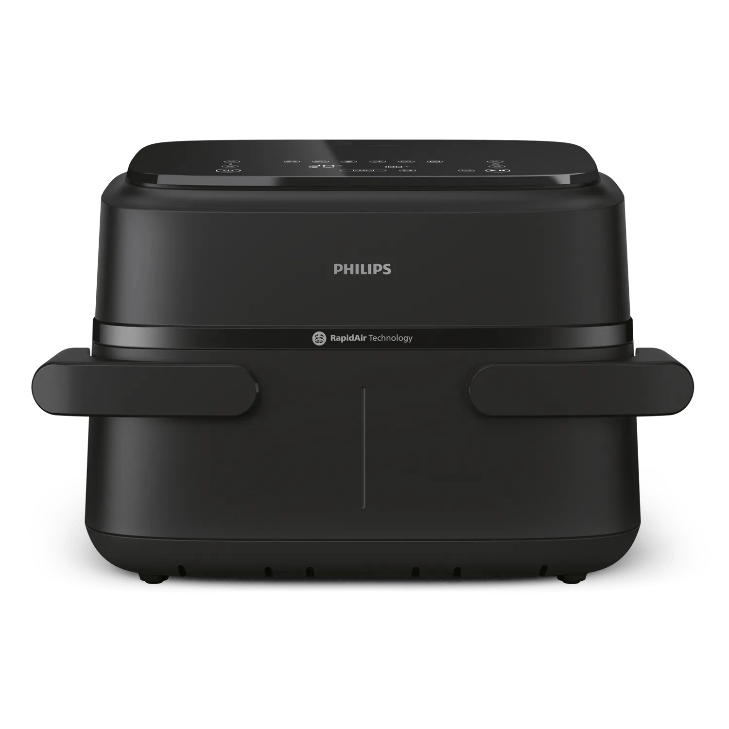 Philips Airfryer Serie 1000 Friggitrice ad Aria Doppio Cestello Flessibile 7.1L 2450W con Tecnologia Rapid Air e App per Ricette NA150/00