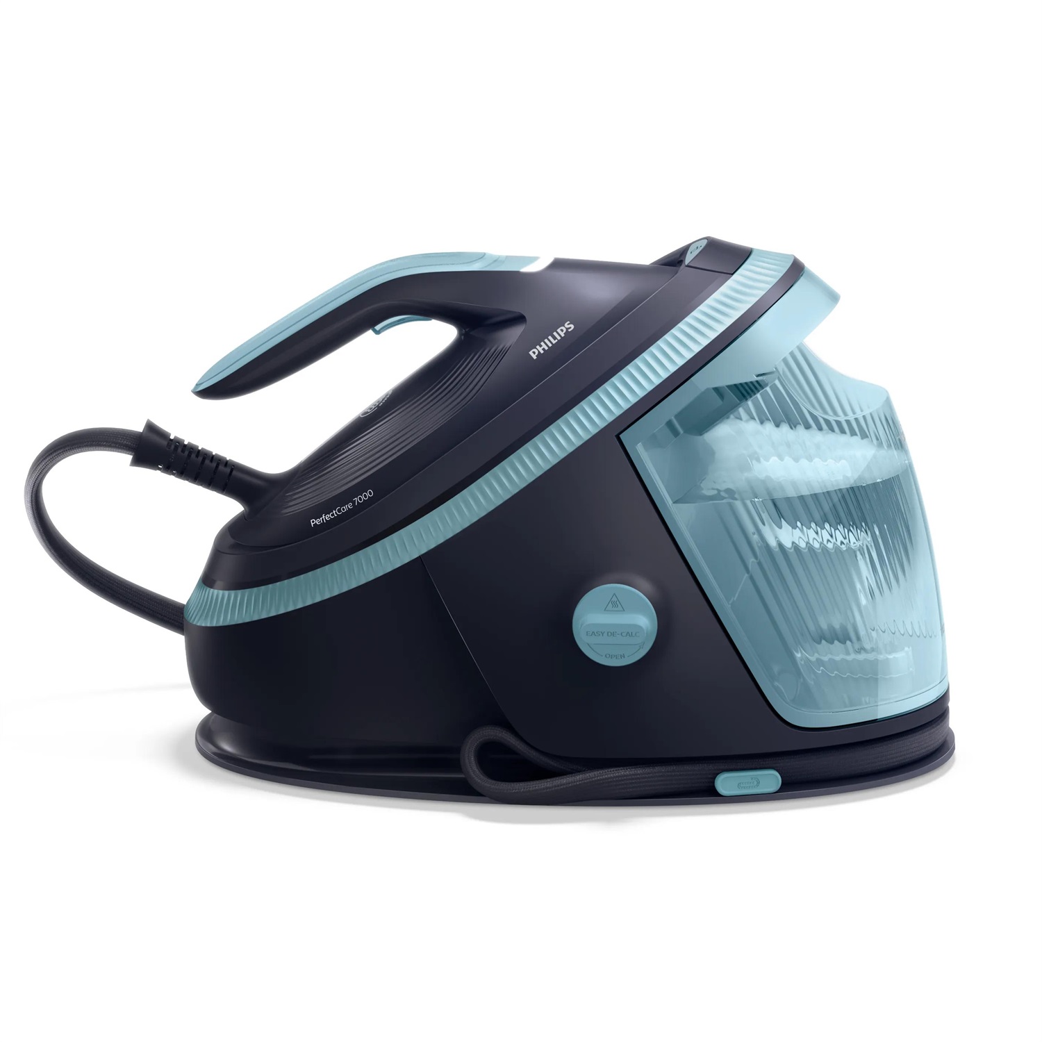 Philips PerfectCare Serie 7000 - Ferro Generatore di Vapore Blu con Tecnologia di Stiratura Facile
