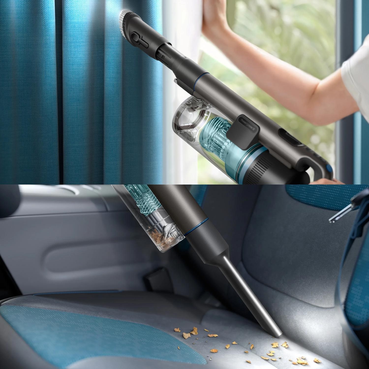 Philips SpeedPro Max 8000 Series Aqua Plus - Aspirapolvere senza fili 2 in 1, capacità 0,6L, asciutto e bagnato, autonomia fino a 80 min