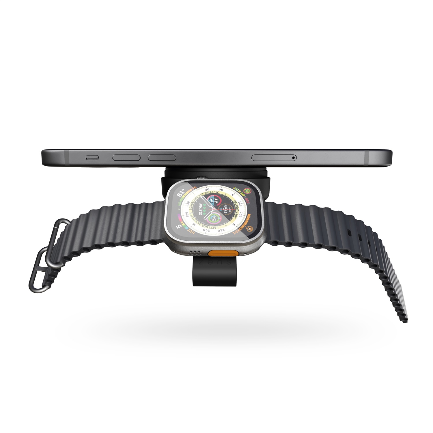 Zens ZENS Travel Charger Pro 2 - Caricatore Wireless Nero per Cuffie, Smartphone e Orologi Intelligenti con Ricarica Rapida