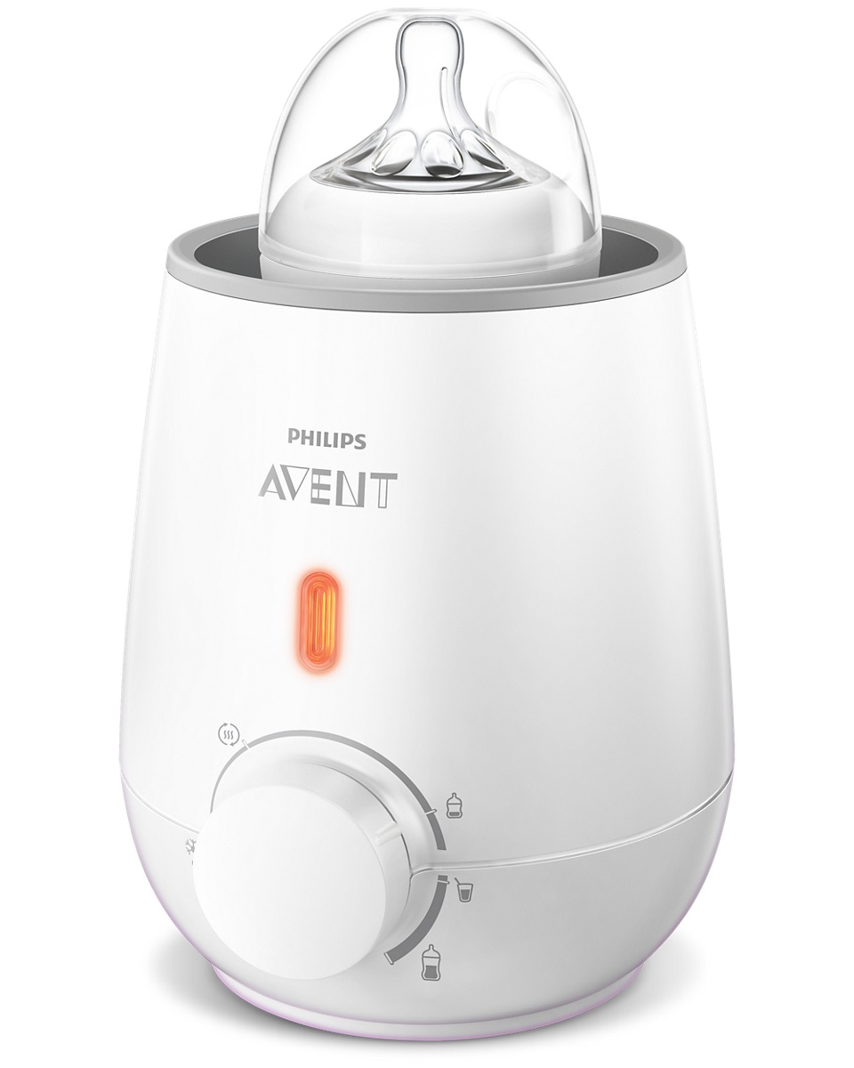 Philips Avent Scaldabiberon Elettrico Veloce - Riscaldamento Uniforme in 3 Minuti, Compatibile con Biberon di Diverse Marche