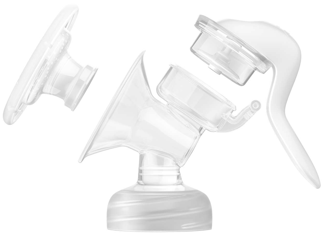 Philips Avent Tiralatte Manuale Natural SCF430/01 - Estrazione Confortevole e Senza BPA