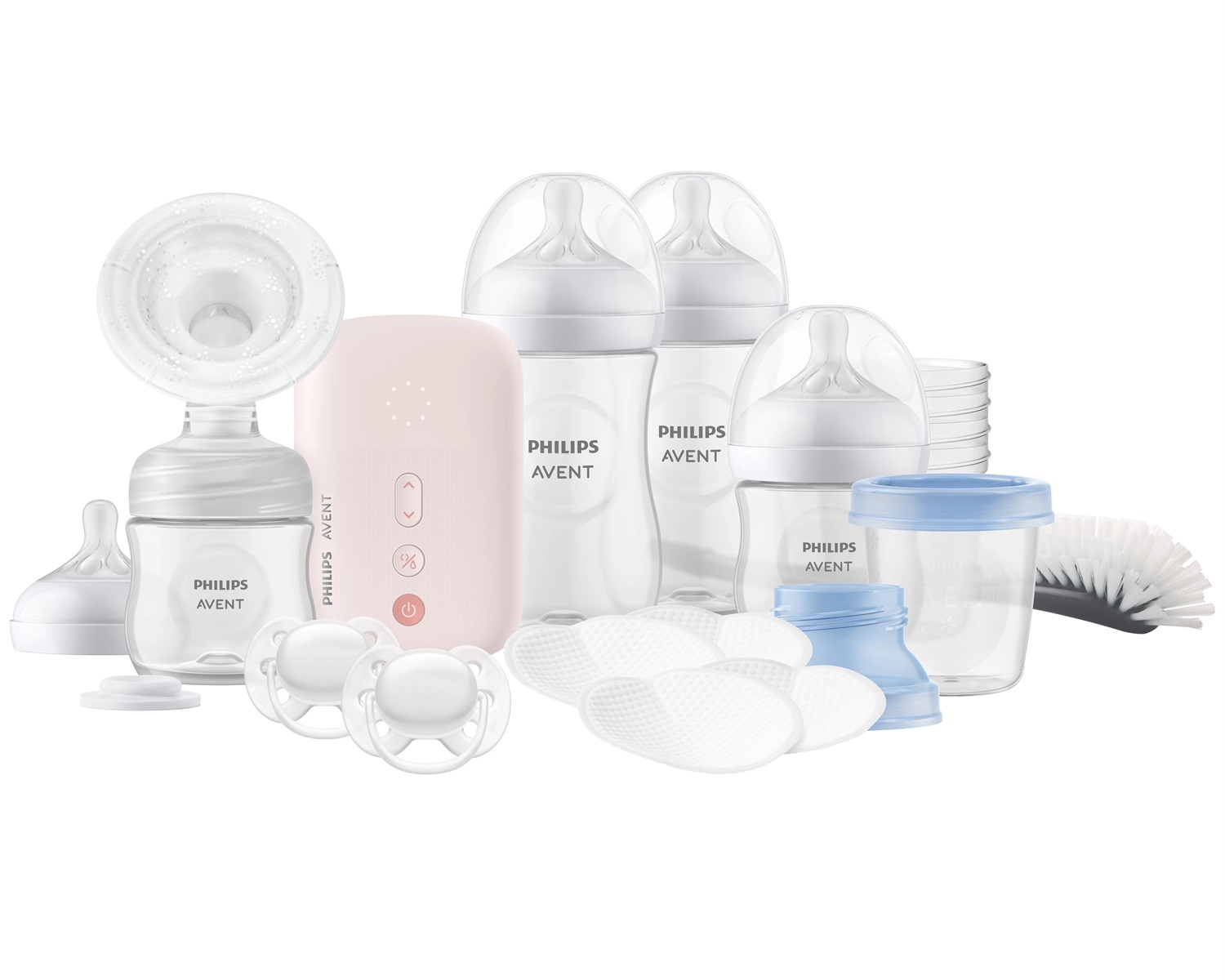 Philips Avent SCD340/31 Tiralatte Elettrico Singolo di Qualità Ospedaliera con Biberon e Ciucci - Tecnologia Natural Motion